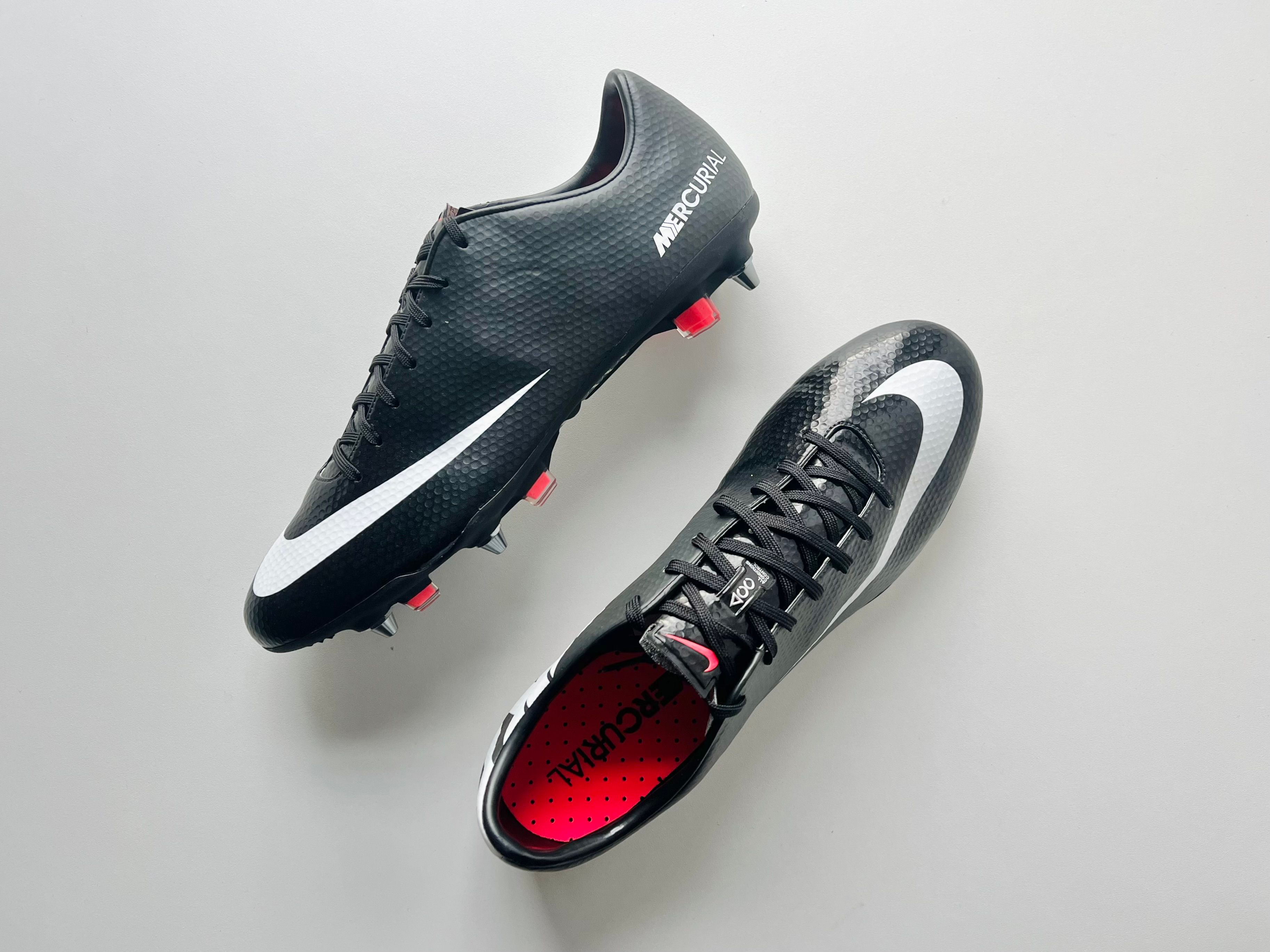 Nike Mercurial Vapor IX ACC SG Pro - Black / Dark Charcoal / Atomic Red / White