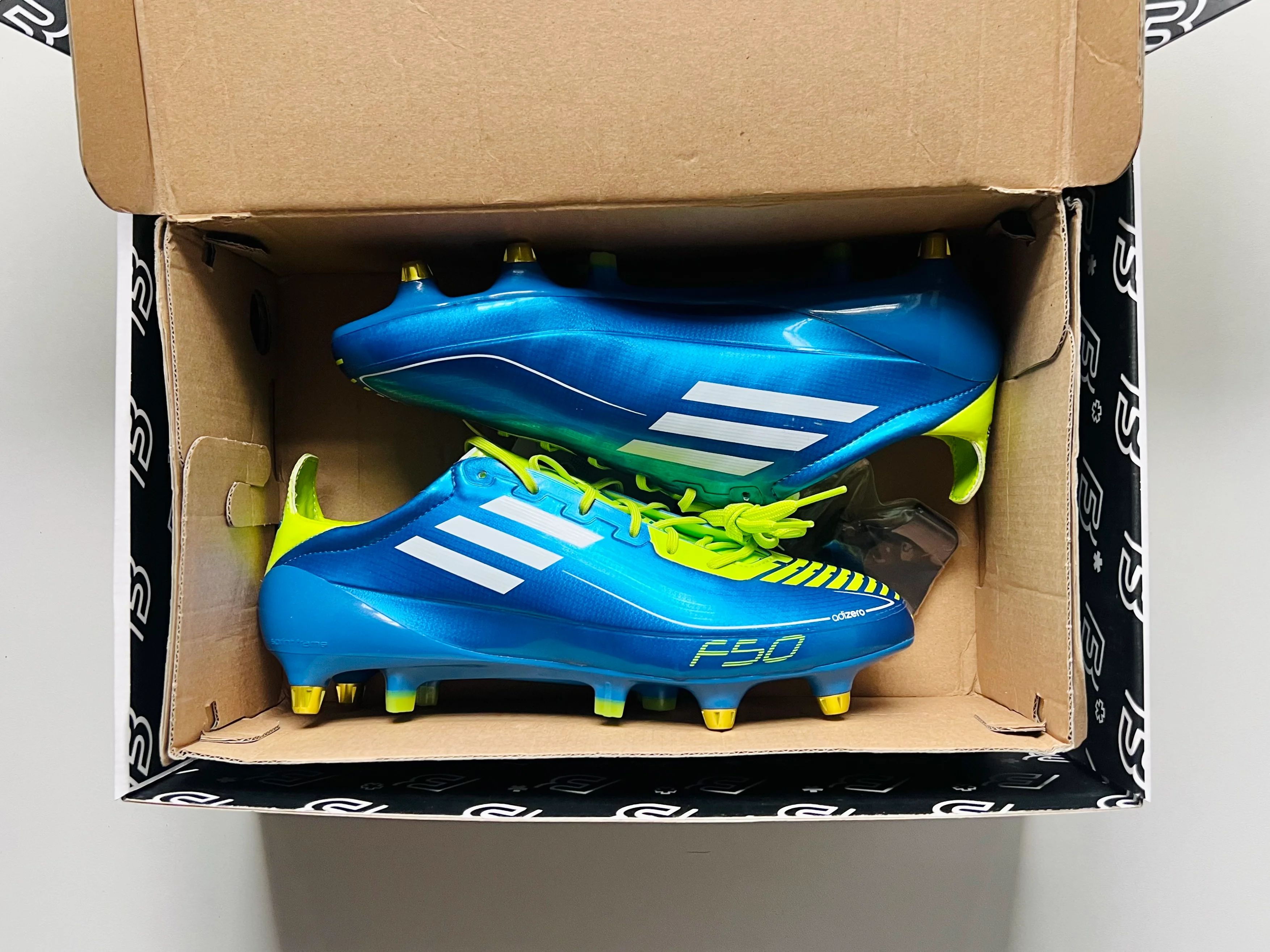 adidas F50 Adizero Prime TRX SG Anodized Blue / White / Slime