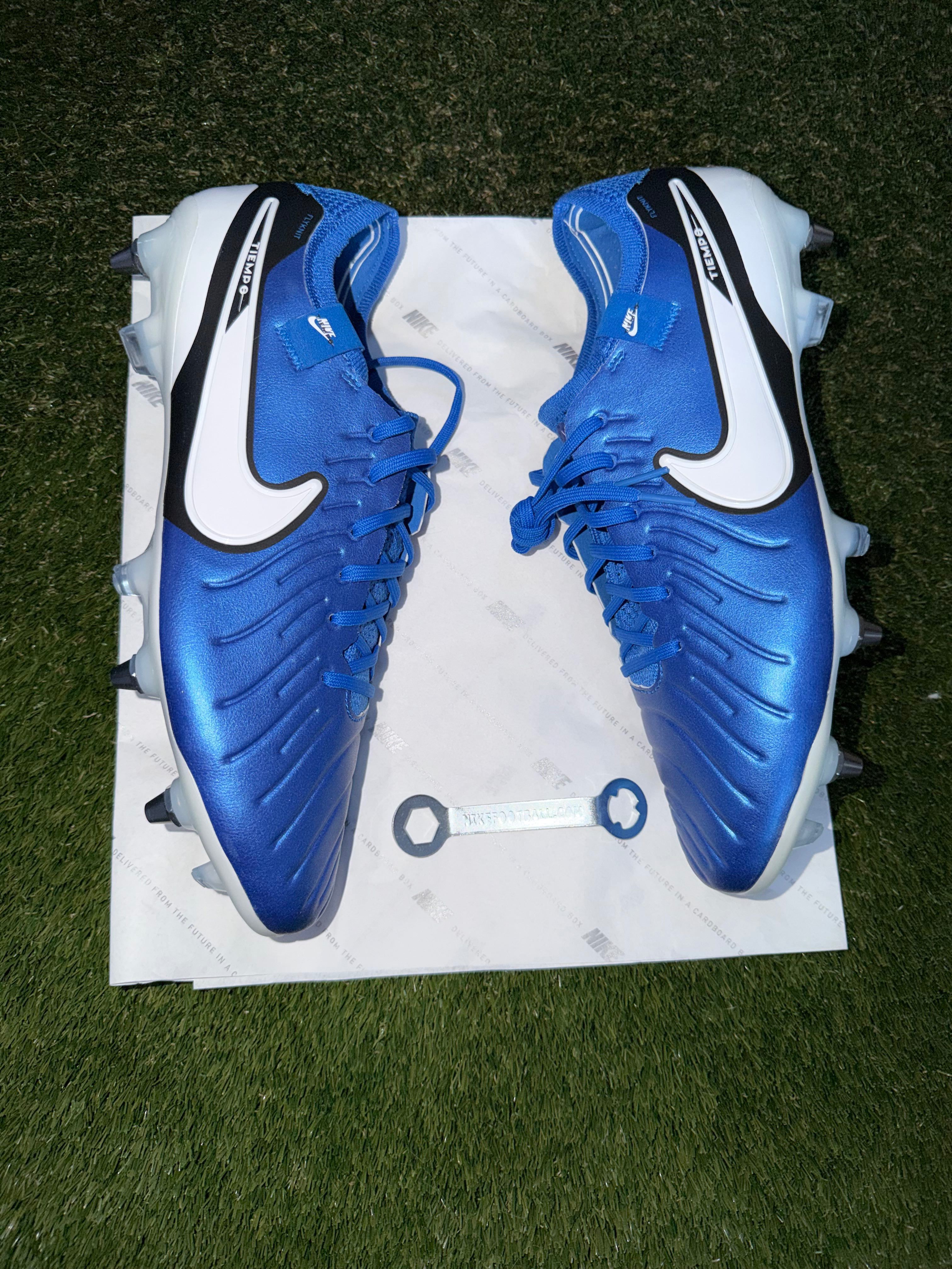 Nike Tiempo Legend 10 Elite SG-PRO Player Edition Blue / White