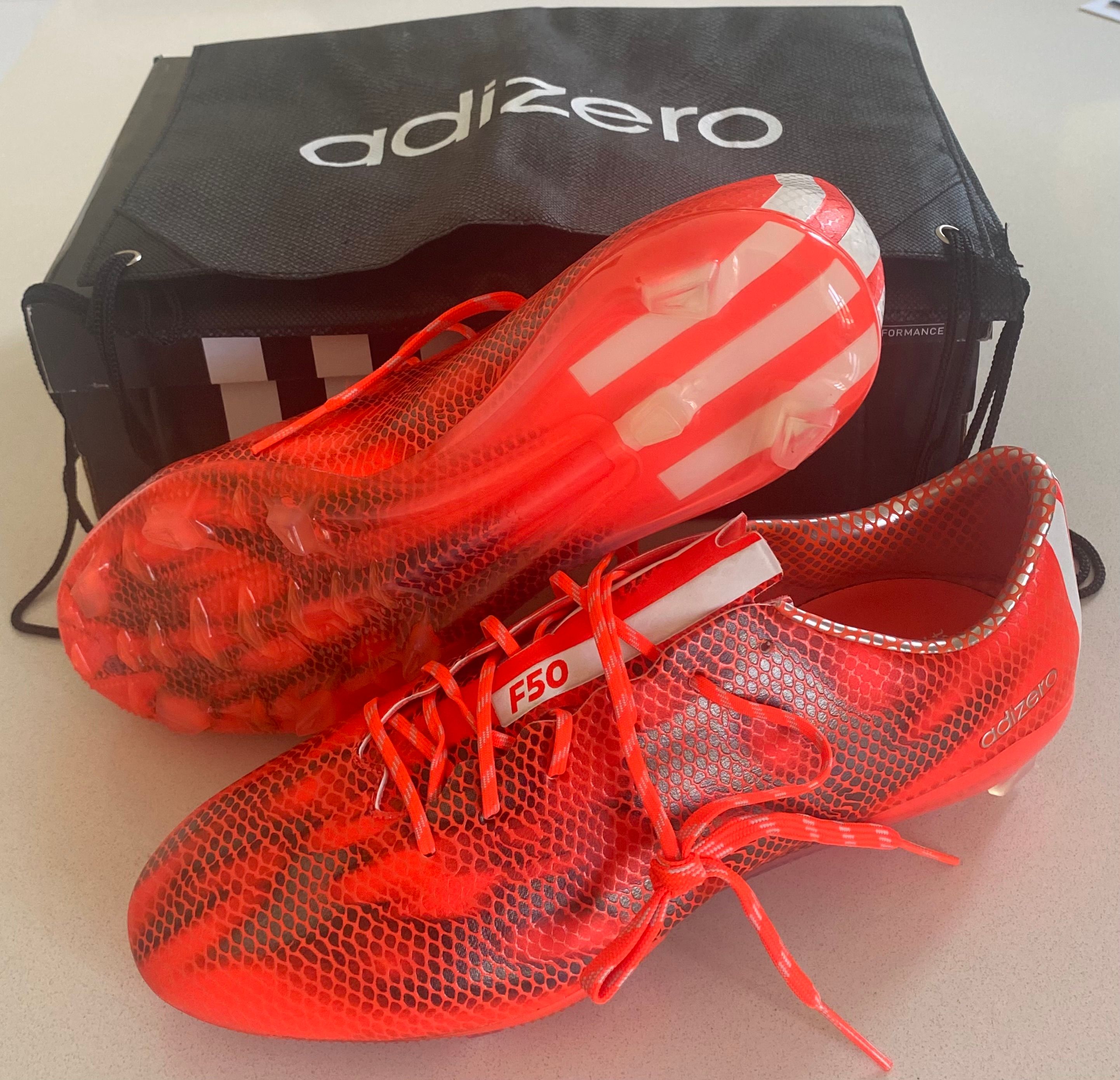 2015 Adidas F50 Adizero FG Football Boots Solar Red UCL Edition