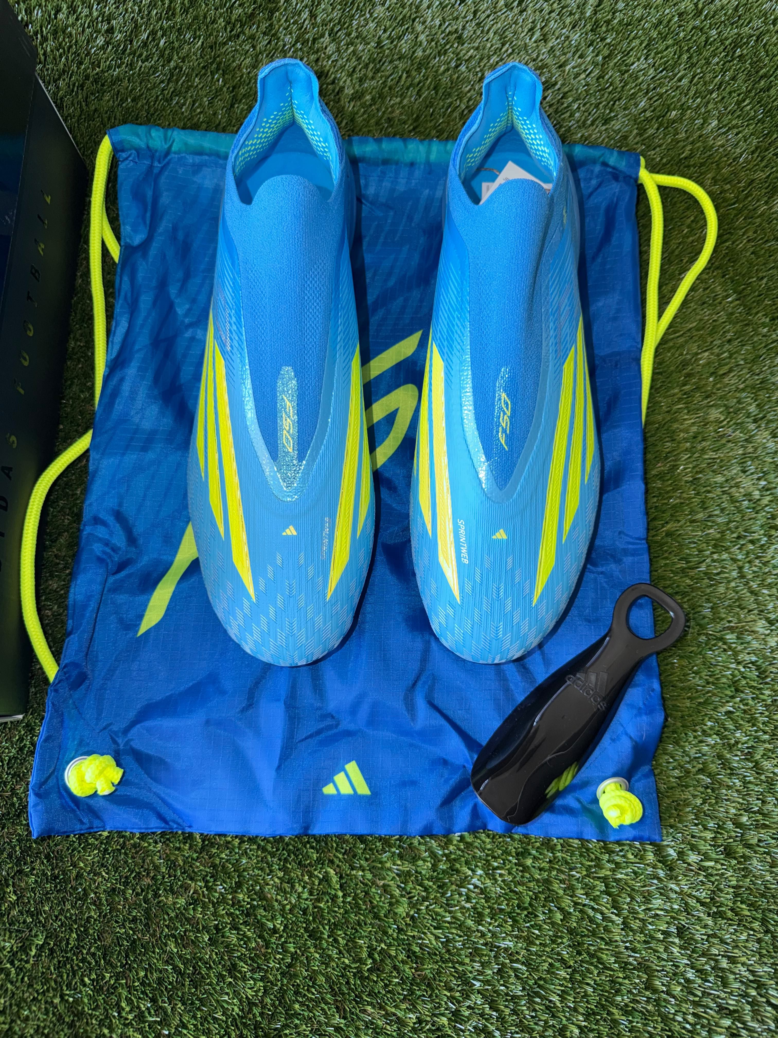 Adidas F50 Elite Laceless Firm Ground Blue 
