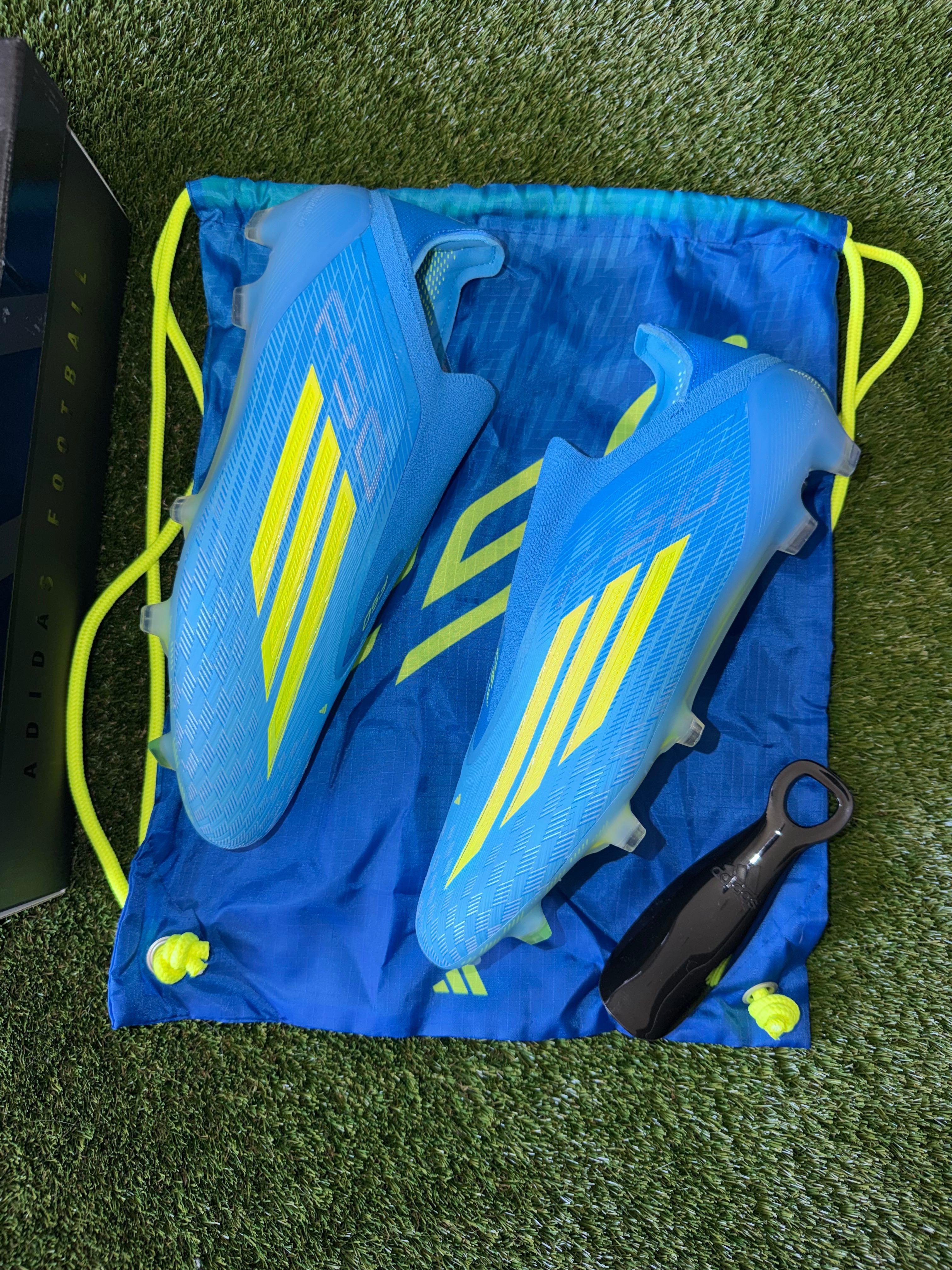 Adidas F50 Elite Laceless Firm Ground Blue 
