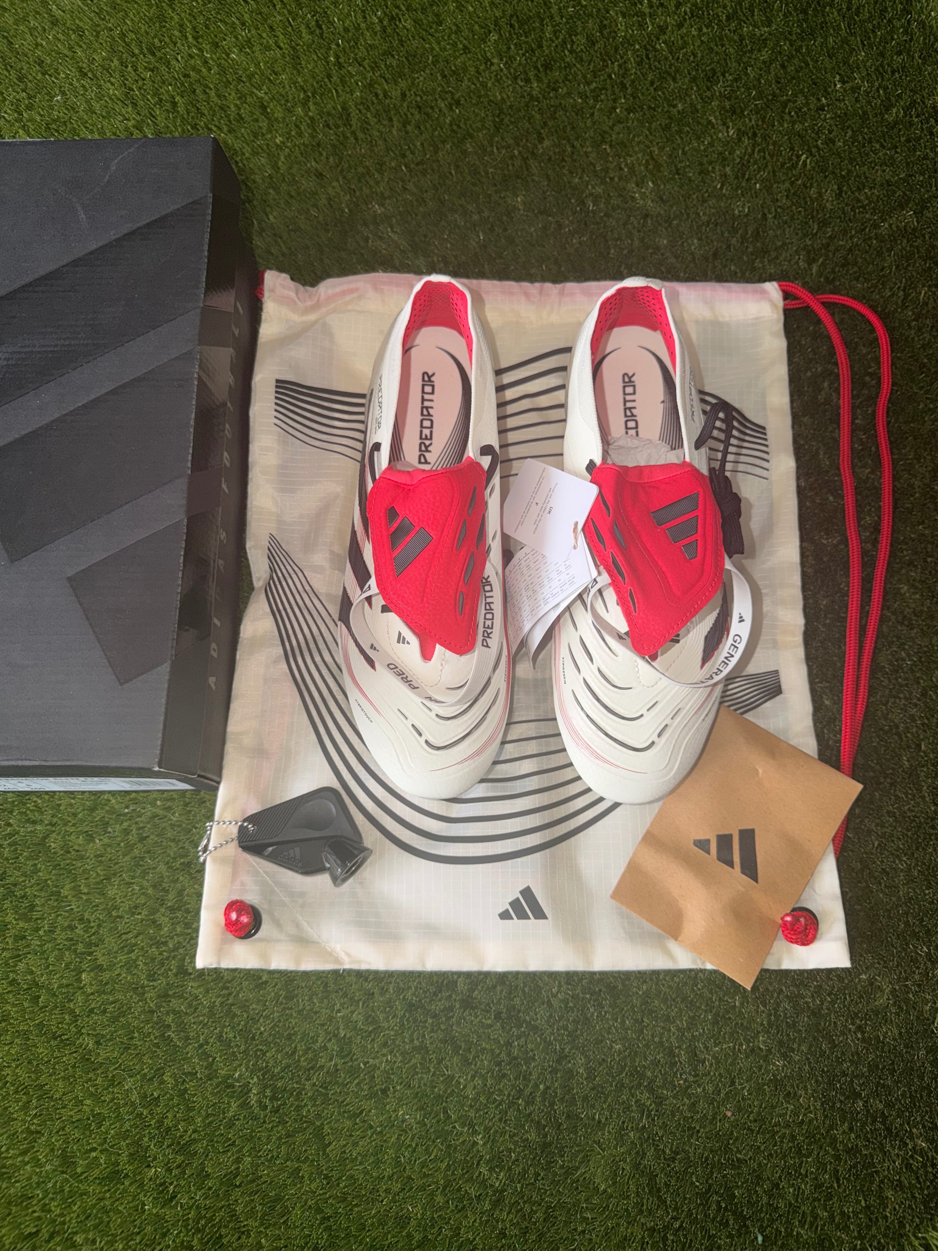 Adidas Predator Elite FT Soft Ground Off white / Red