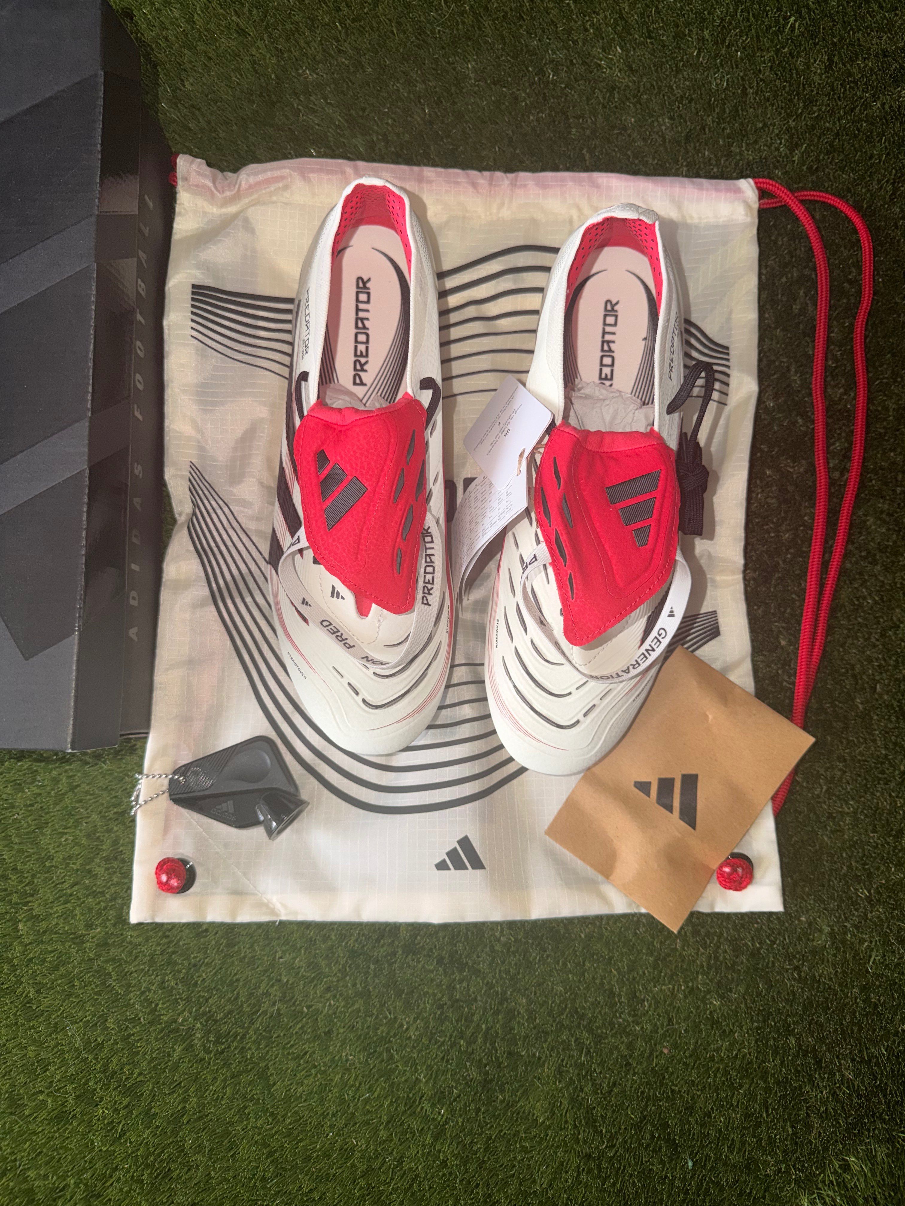 Adidas Predator Elite FT Soft Ground Off white / Red
