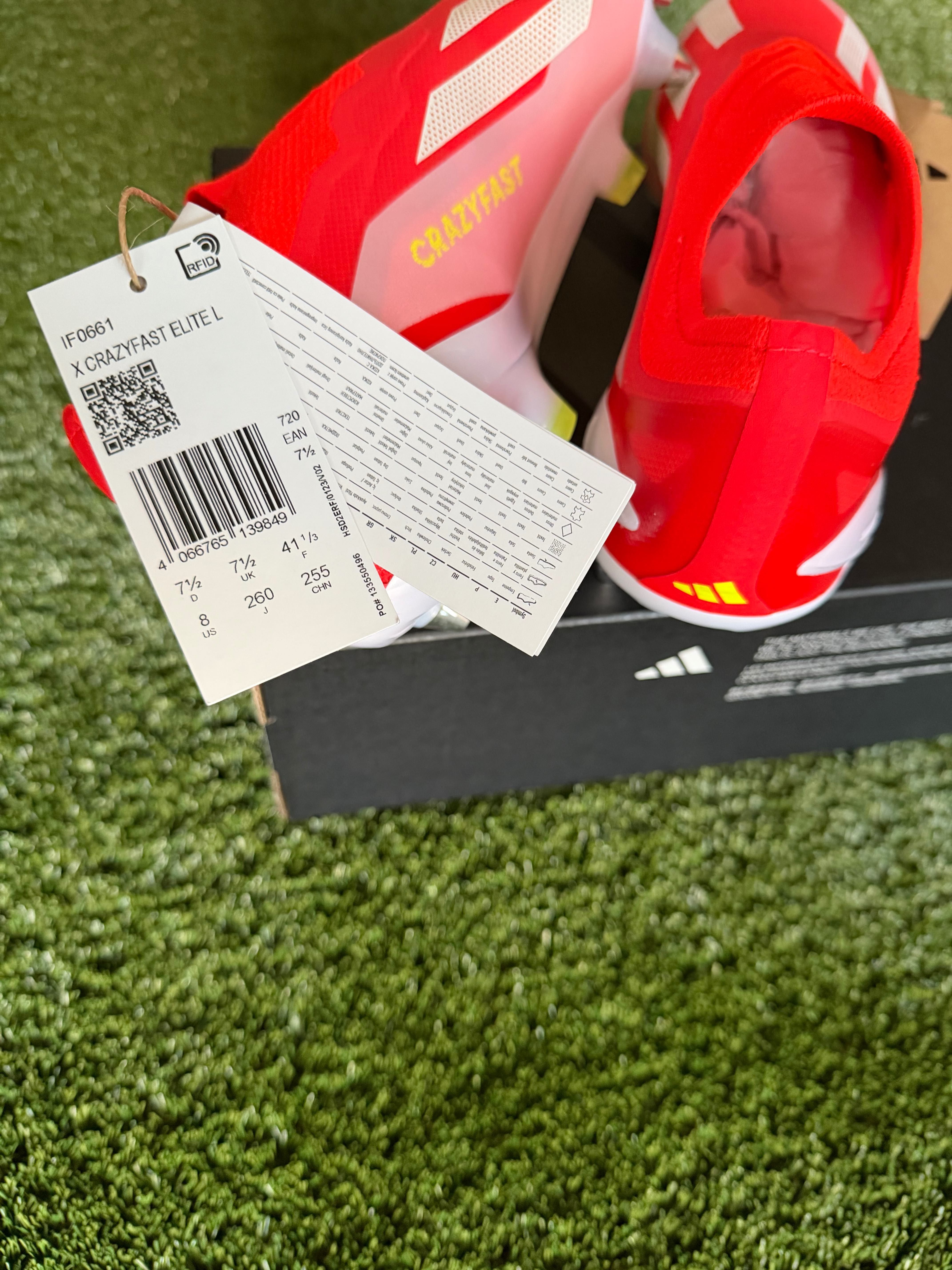 Adidas X Crazyfast .1 Elite Level SG Red