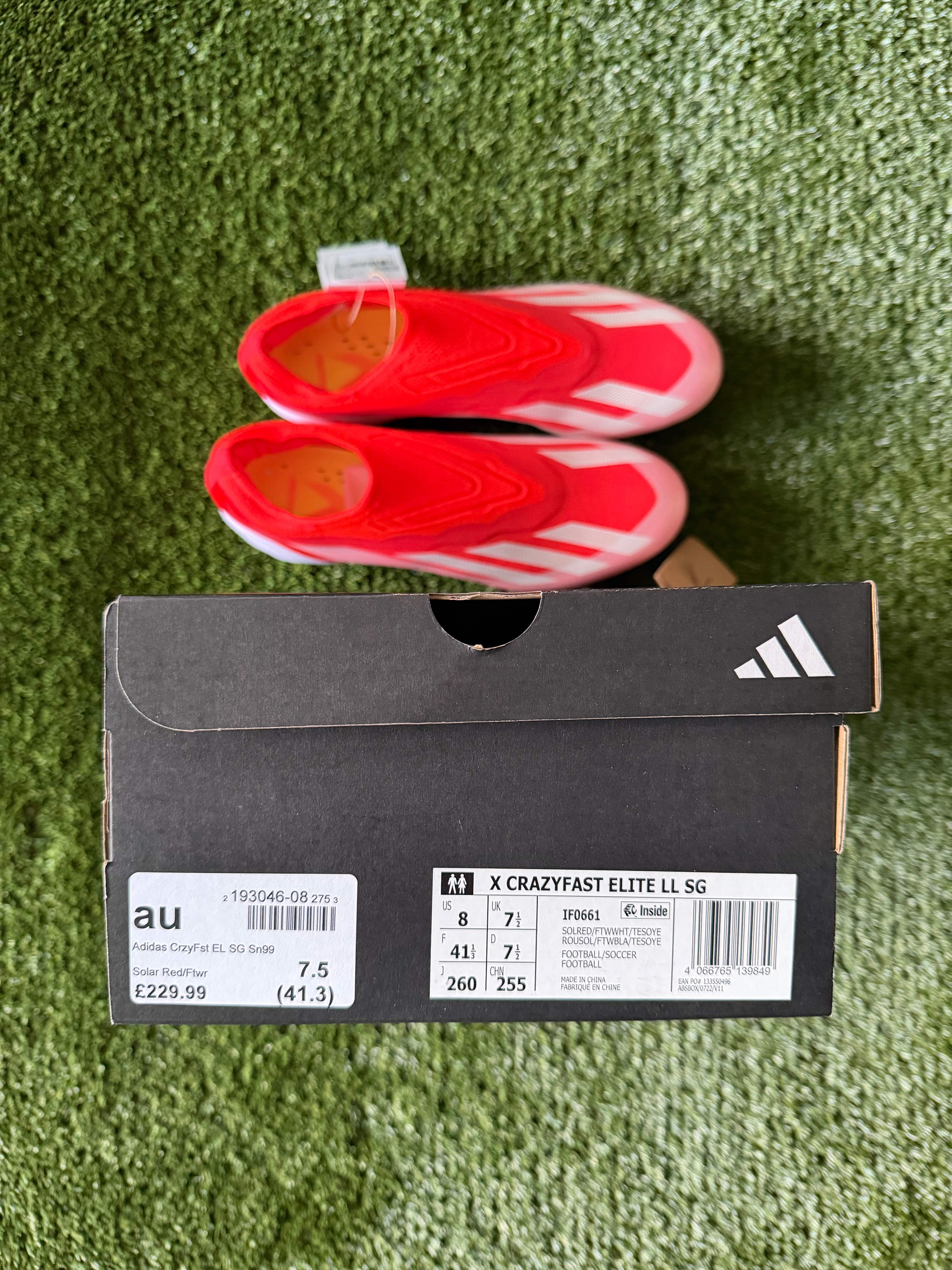 Adidas X Crazyfast .1 Elite Level SG Red