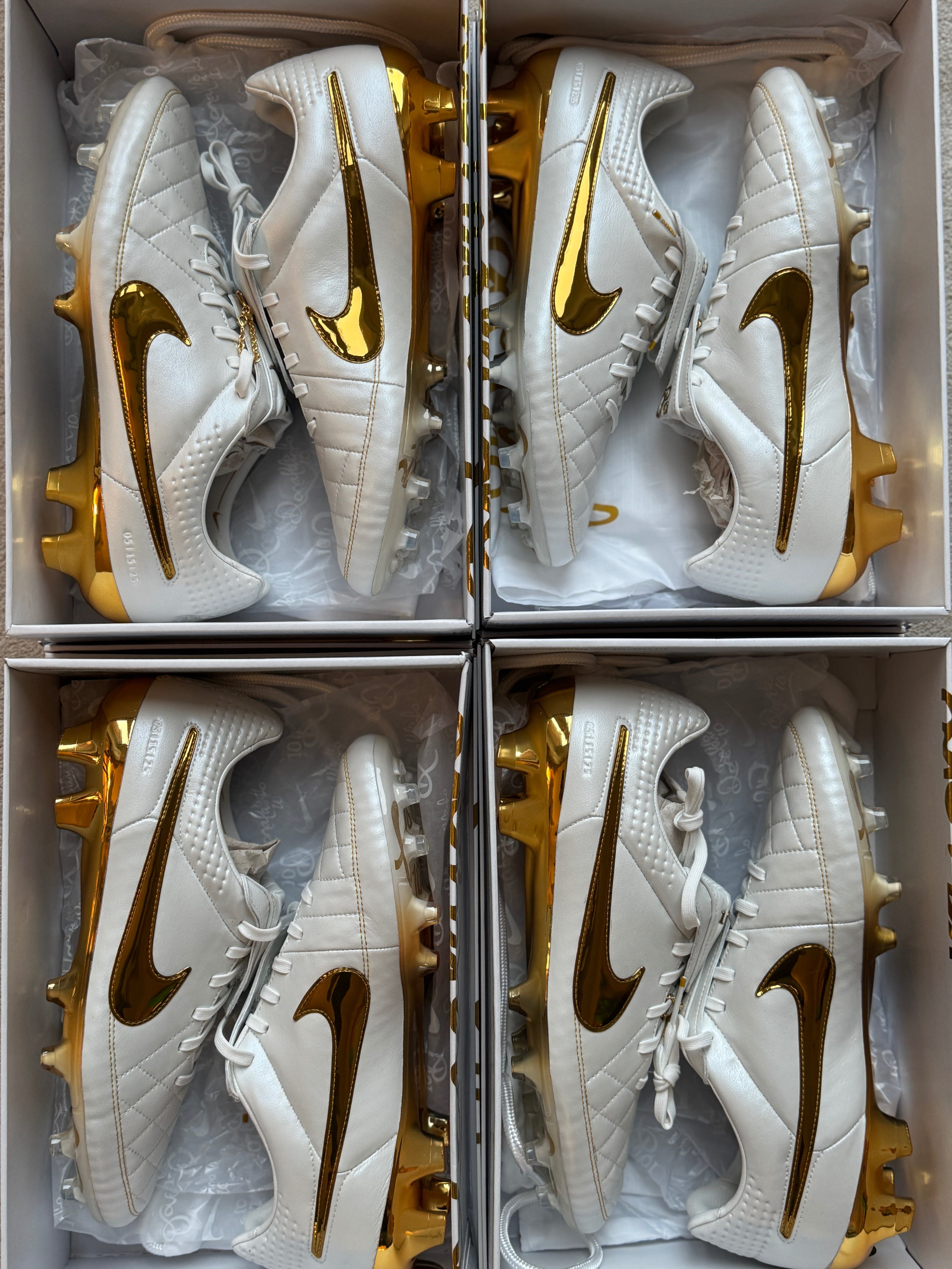 Nike Tiempo Legend ‘R10’ Regen FG - White / Gold