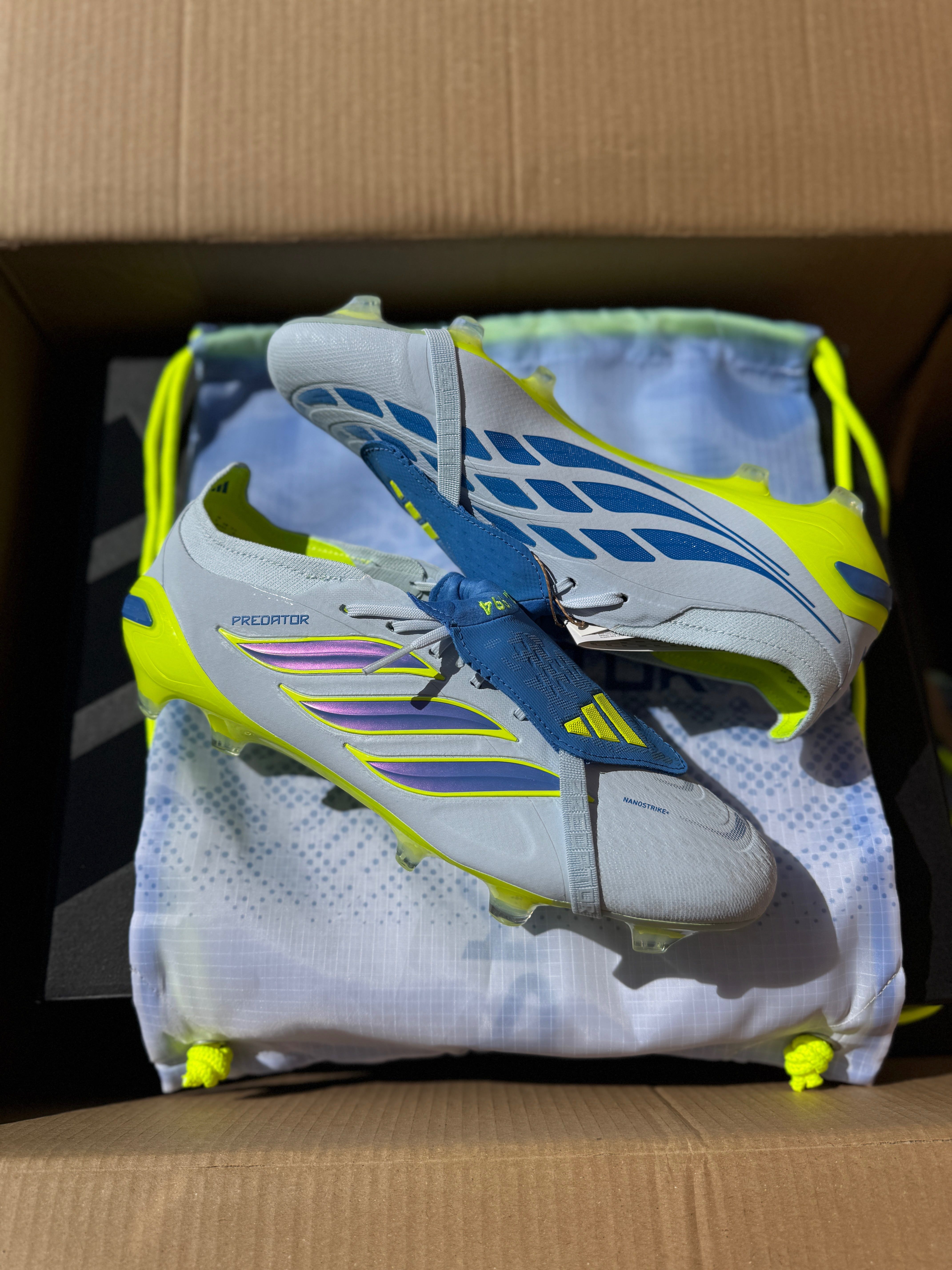 Adidas Predator Elite FT FG - Grey / Blue