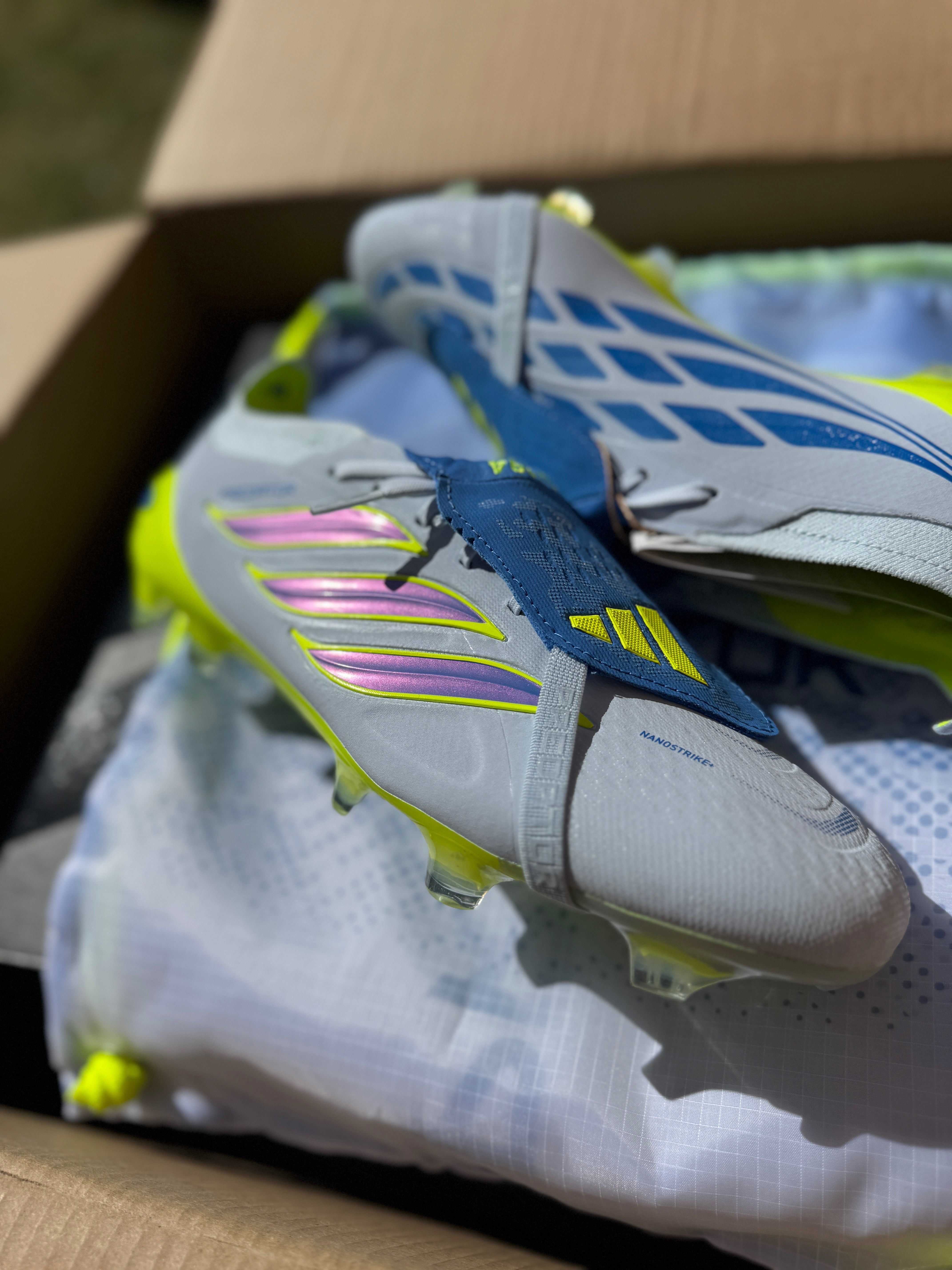 Adidas Predator Elite FT FG - Grey / Blue