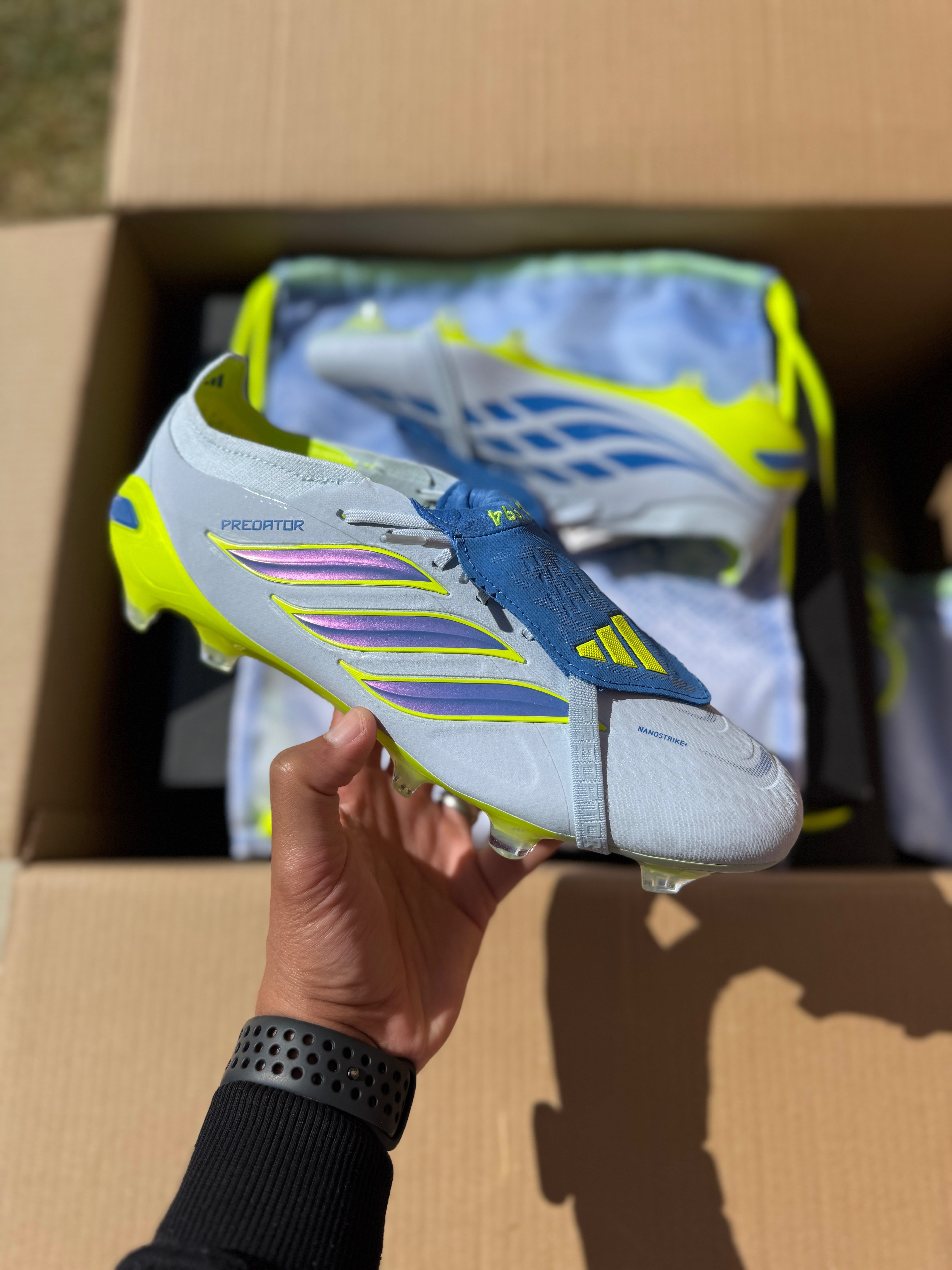 Adidas Predator Elite FT FG - Grey / Blue