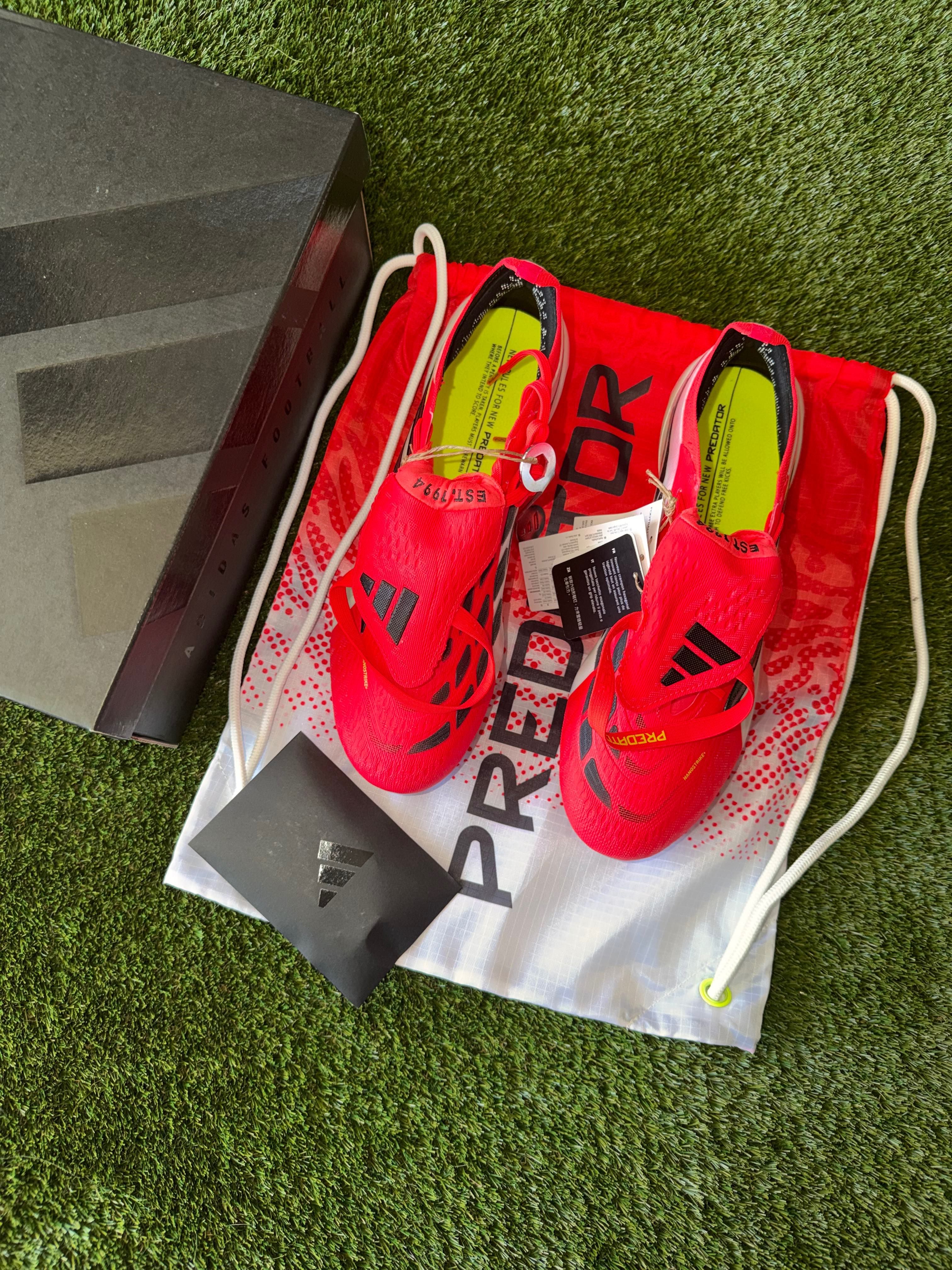 Adidas Predator Elite Tongue FT Elite Firm Ground Red/White