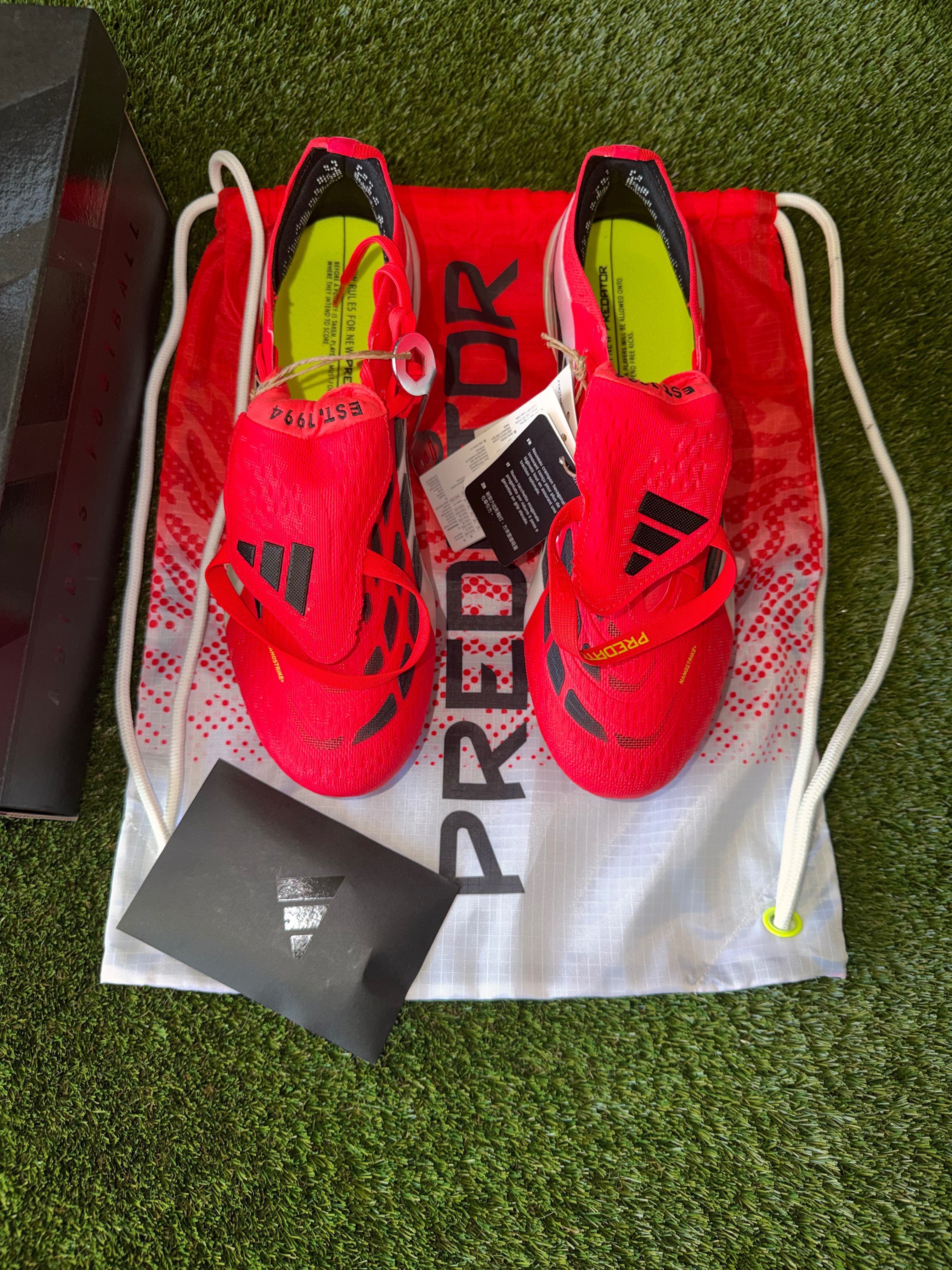 Adidas Predator Elite Tongue FT Elite Firm Ground Red/White