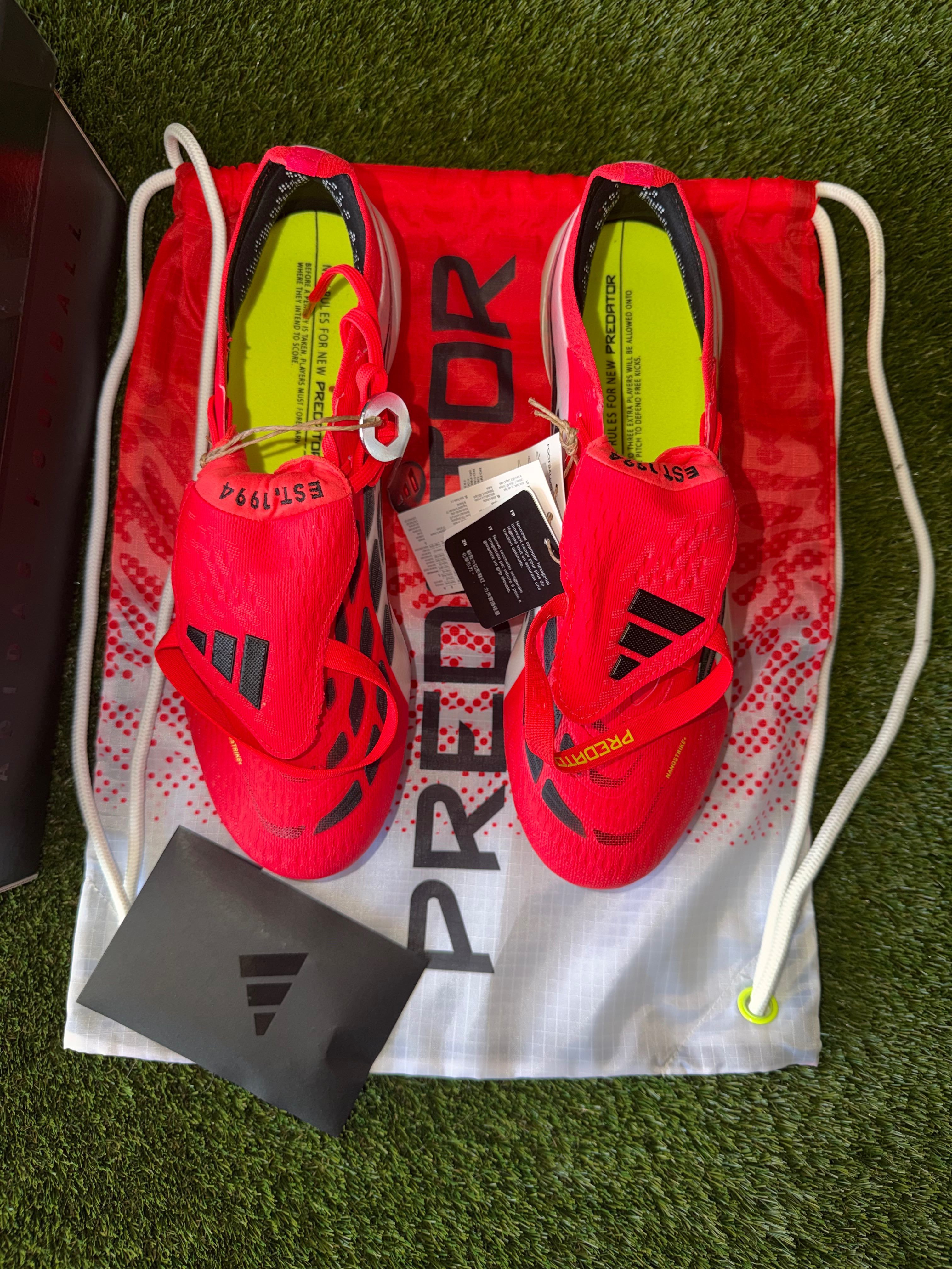 Adidas Predator Elite Tongue FT Elite Firm Ground Red/White