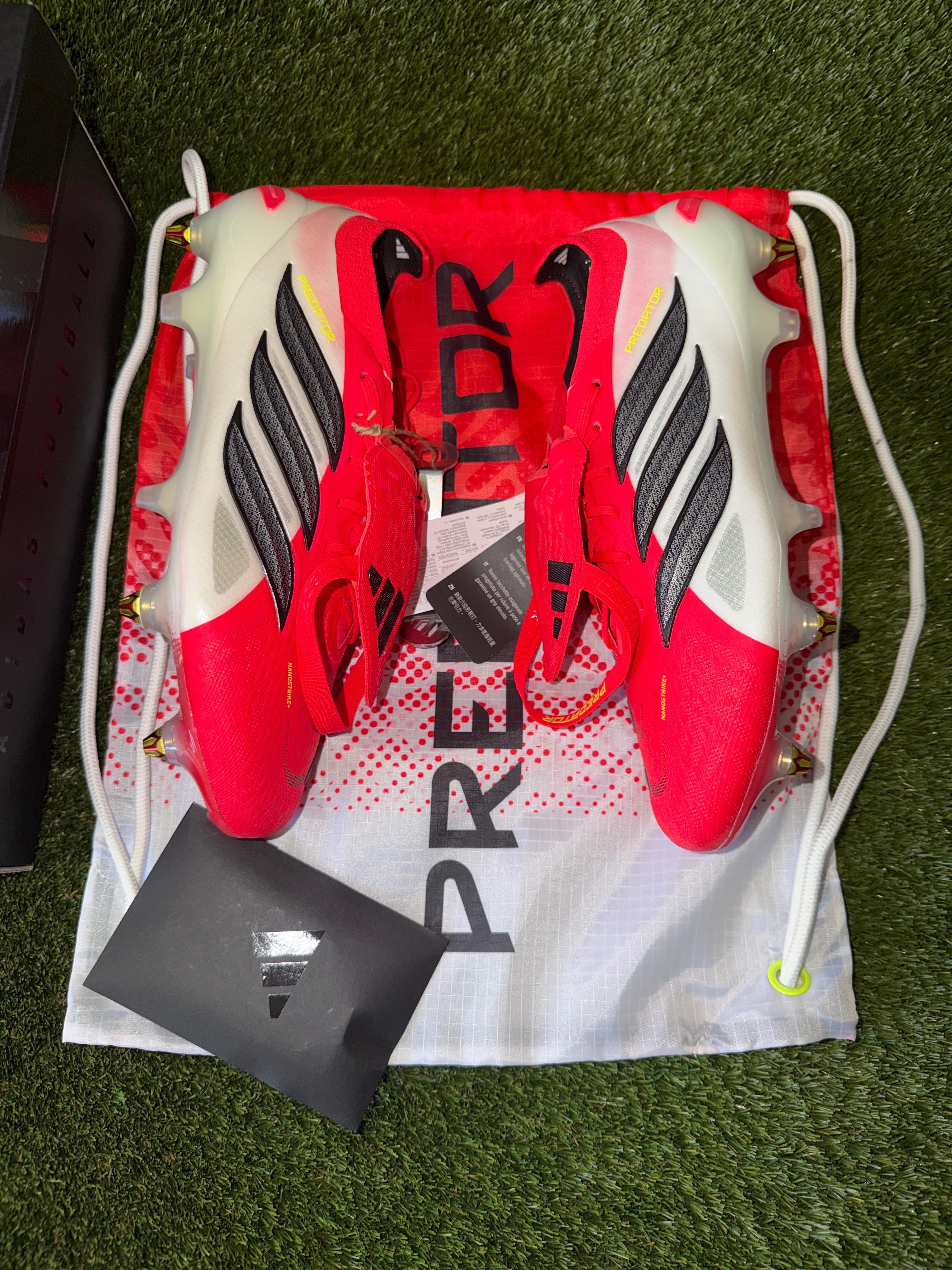 Adidas Predator Elite Tongue FT Elite Firm Ground Red/White