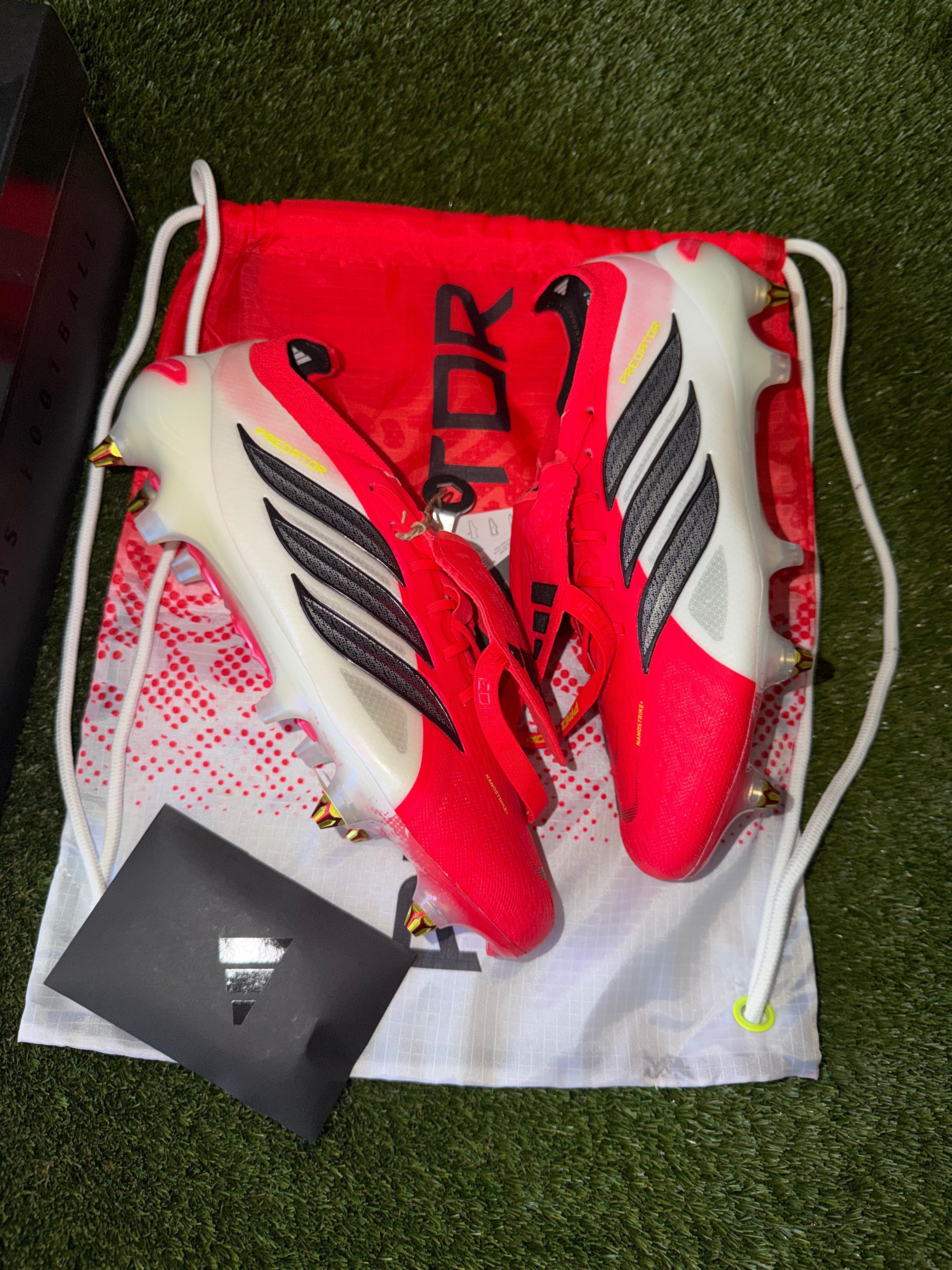 Adidas Predator Elite Tongue FT Elite Firm Ground Red/White