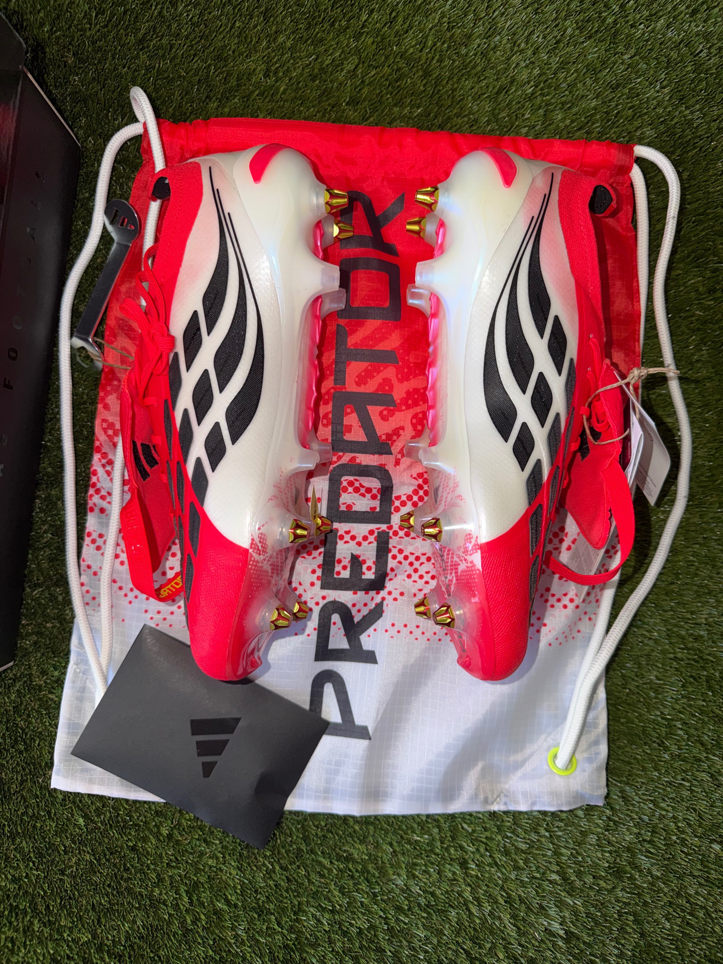 Adidas Predator Elite Tongue FT Elite Firm Ground Red/White