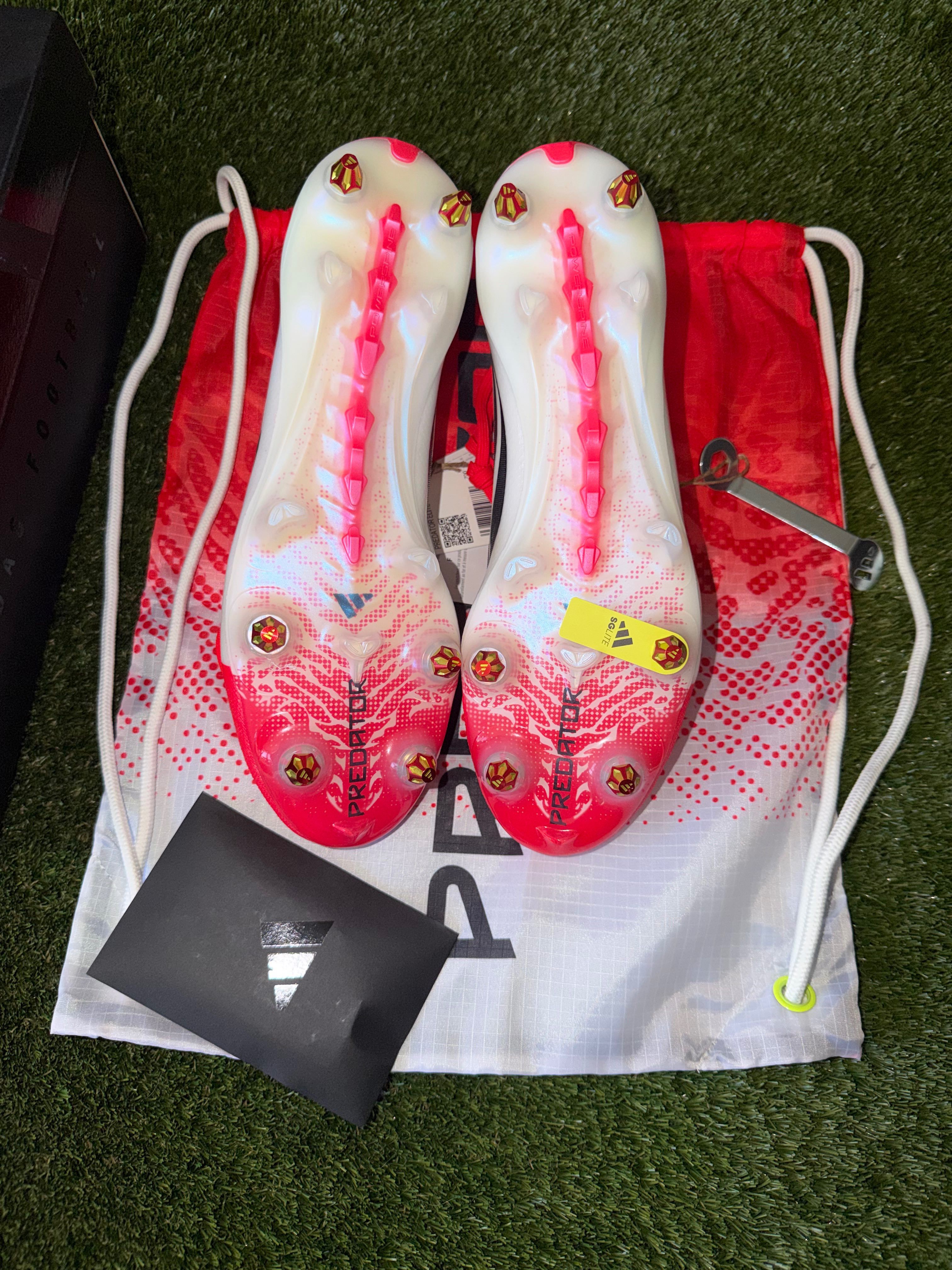 Adidas Predator Elite Tongue FT Elite Firm Ground Red/White