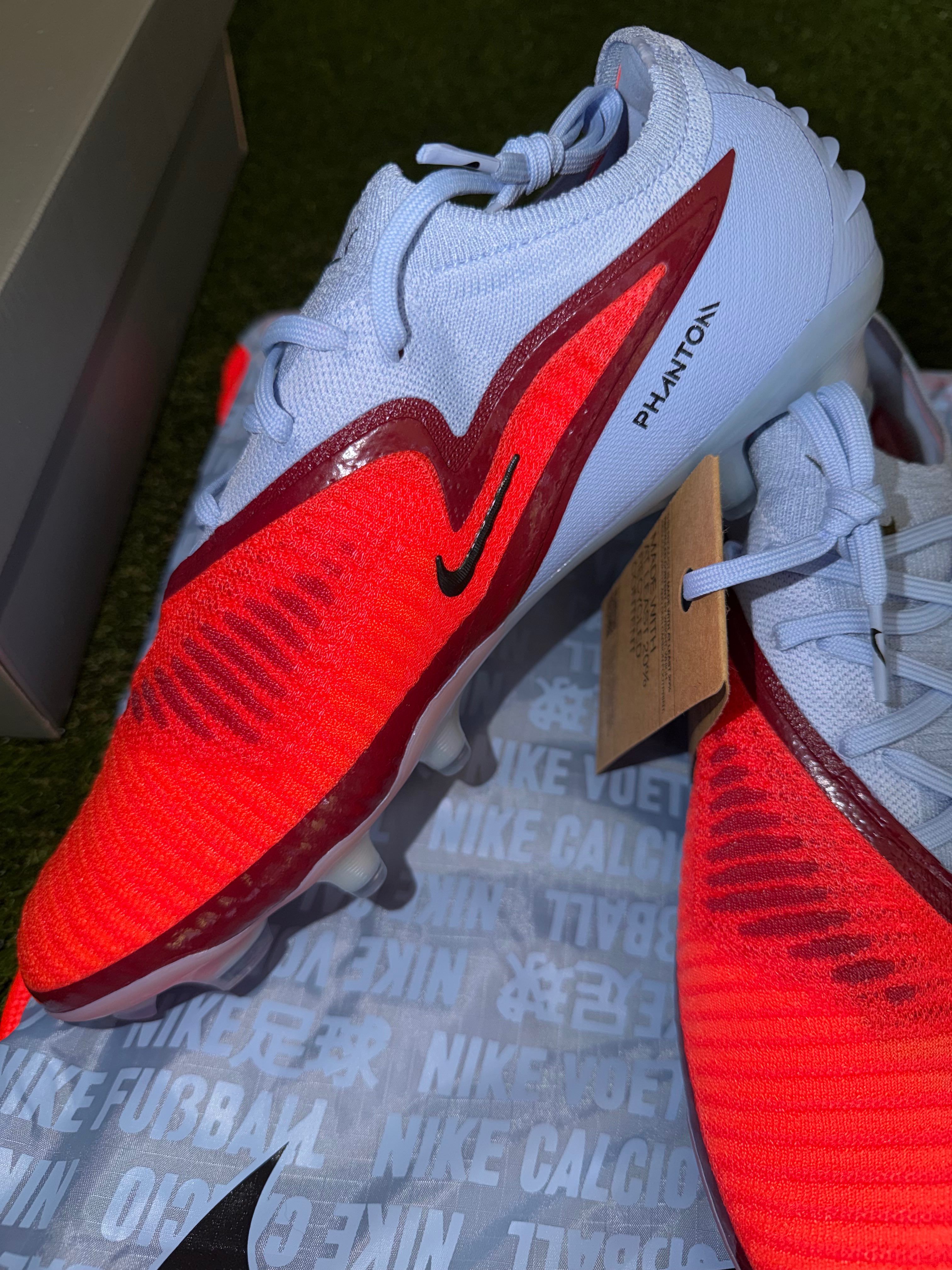 Nike Phantom 6 Elite Low Firm Ground Blue / Crimson