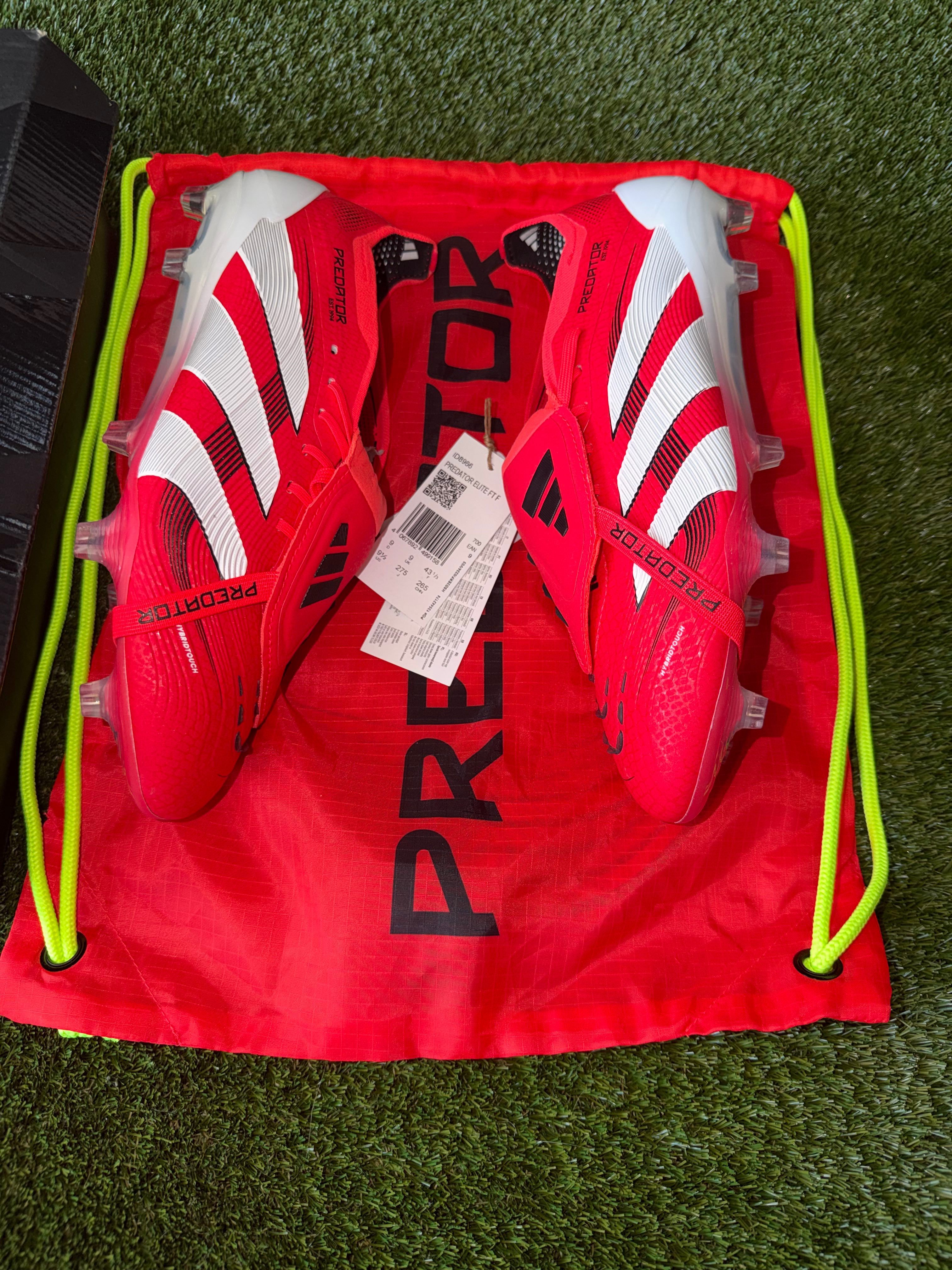 Adidas Predator Elite Tongue FT Firm Ground Lucid Red