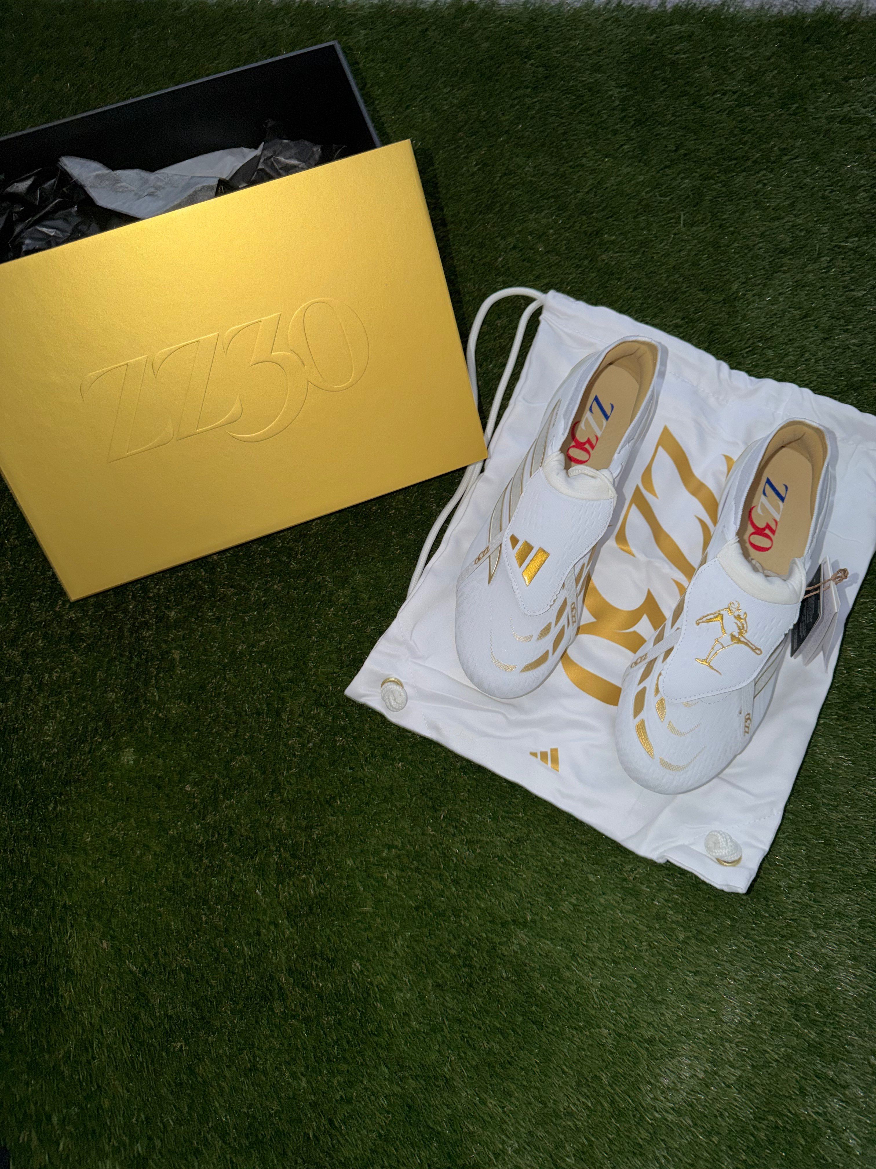 Adidas Predator Elite Tonge Zidane Firm Ground Limited Edition White