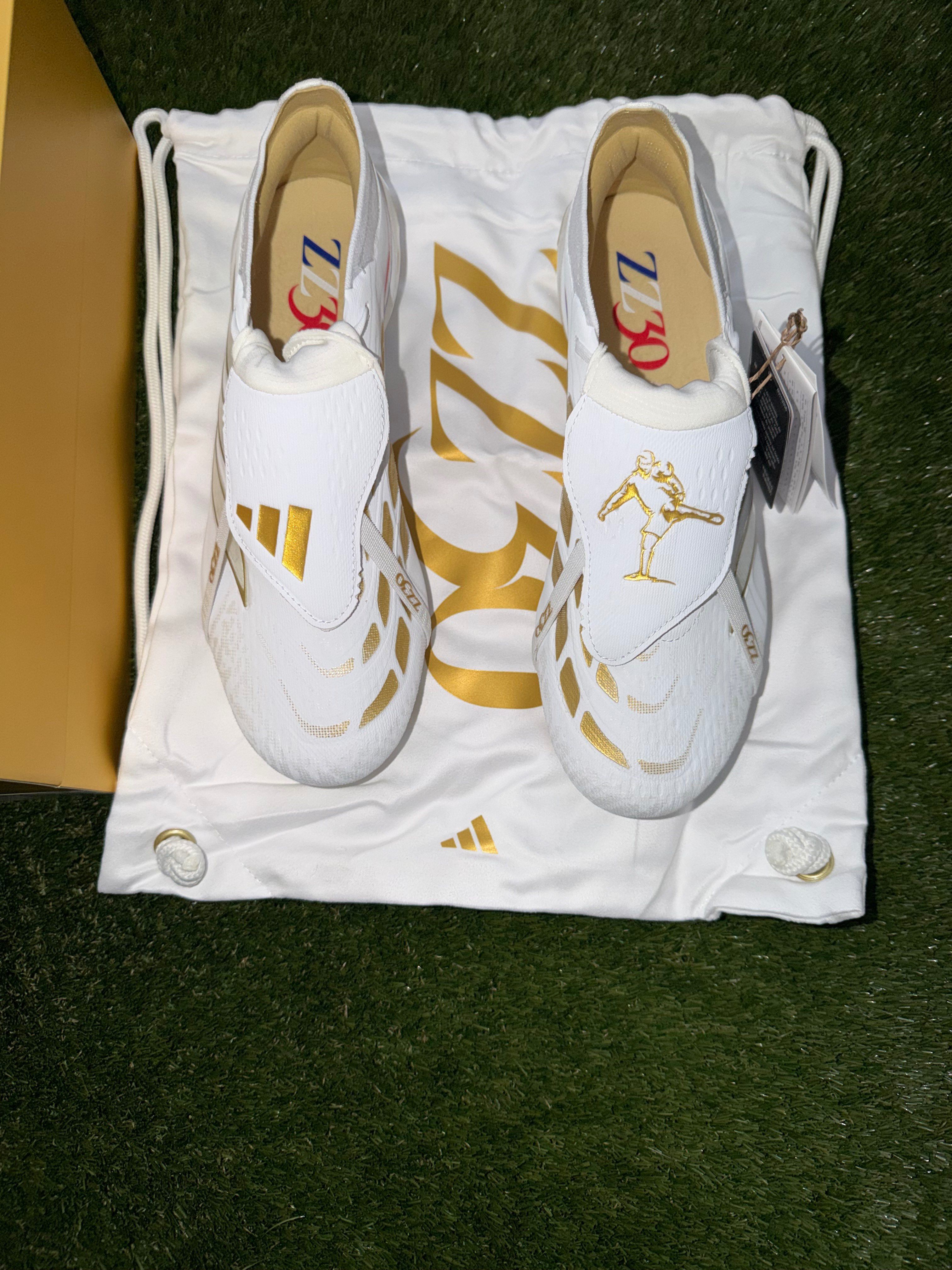 Adidas Predator Elite Tonge Zidane Firm Ground Limited Edition White