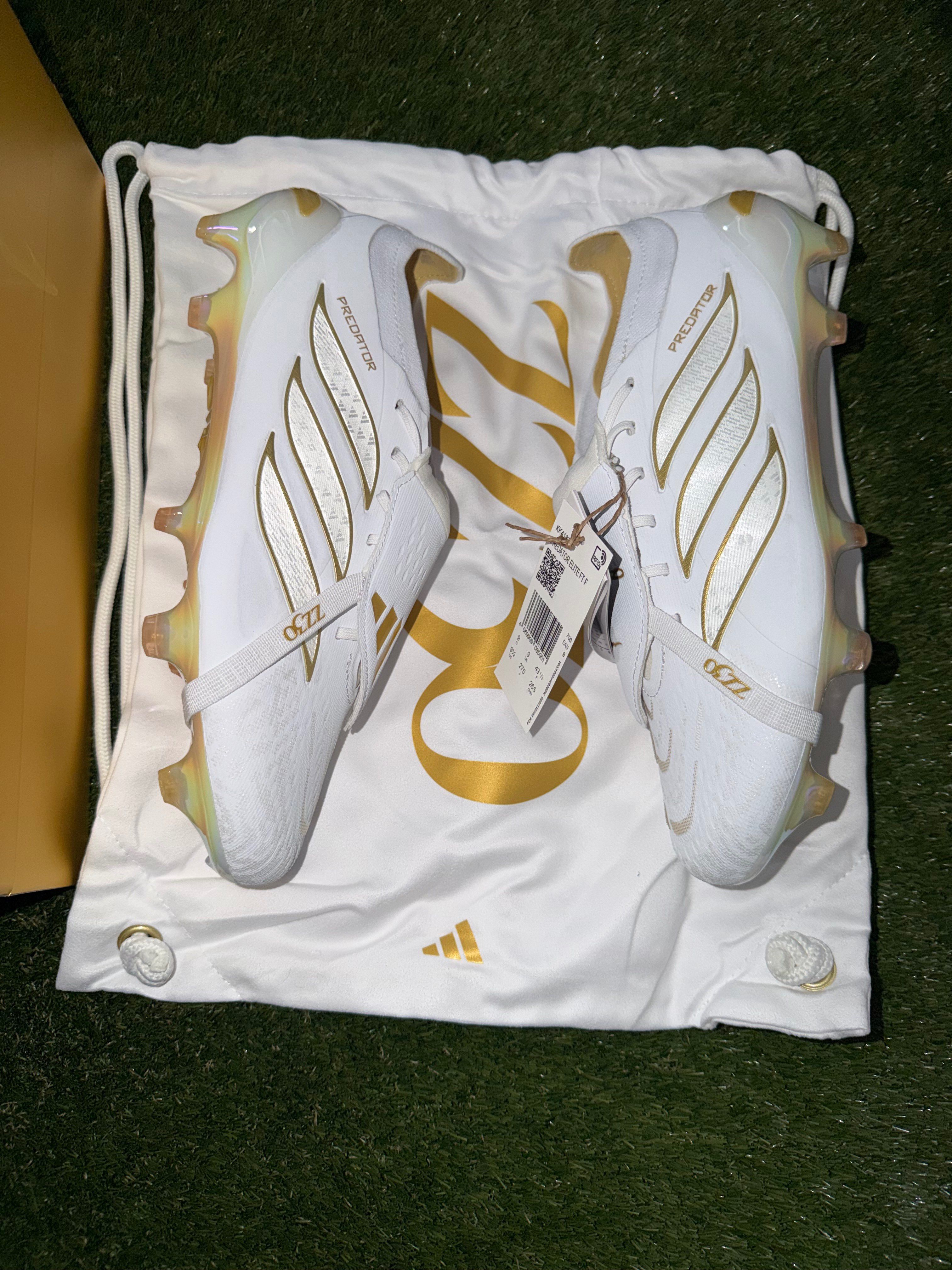 Adidas Predator Elite Tonge Zidane Firm Ground Limited Edition White