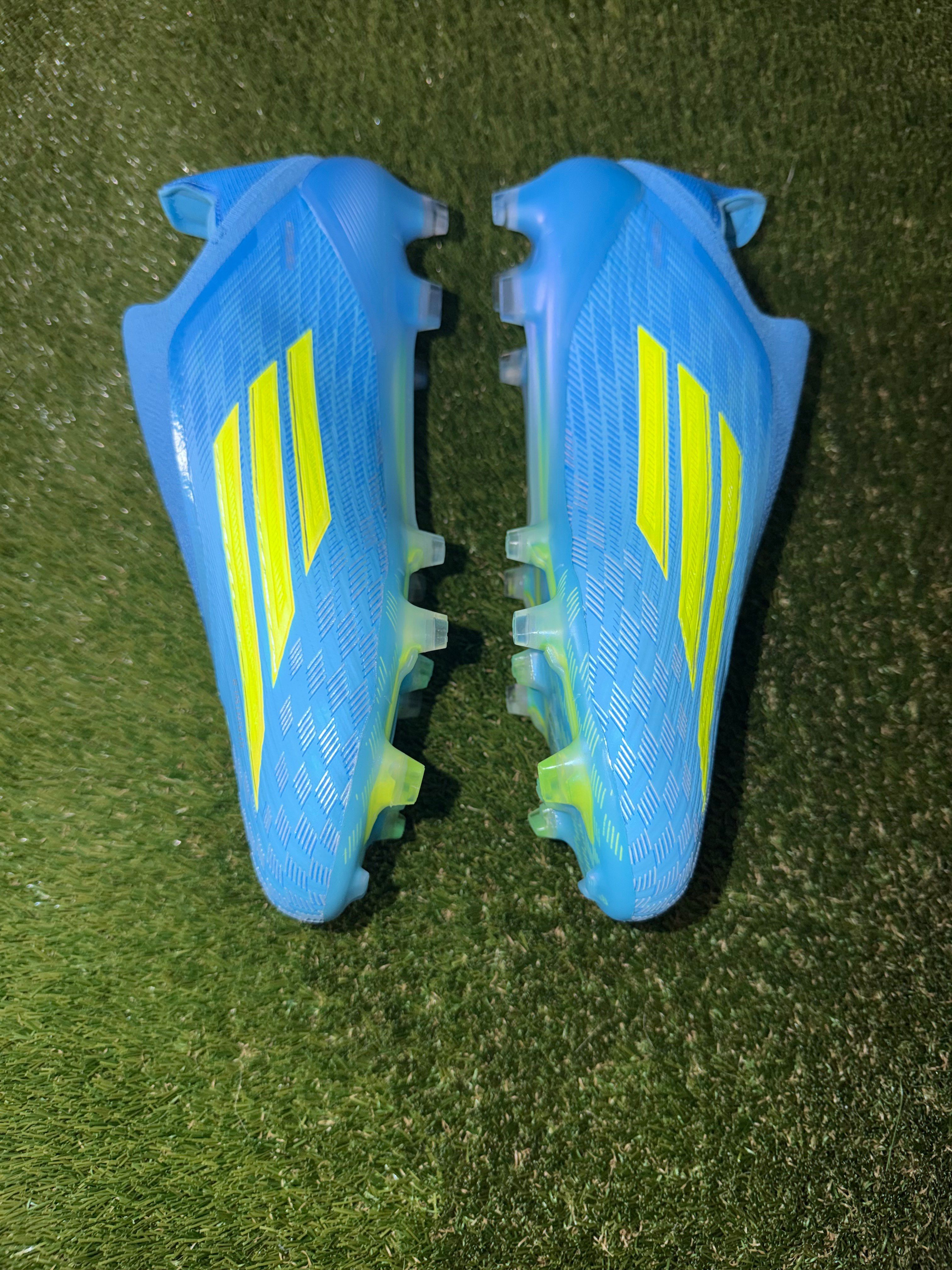 Adidas F50 Elite Laceless Firm Ground Blue / Yellow