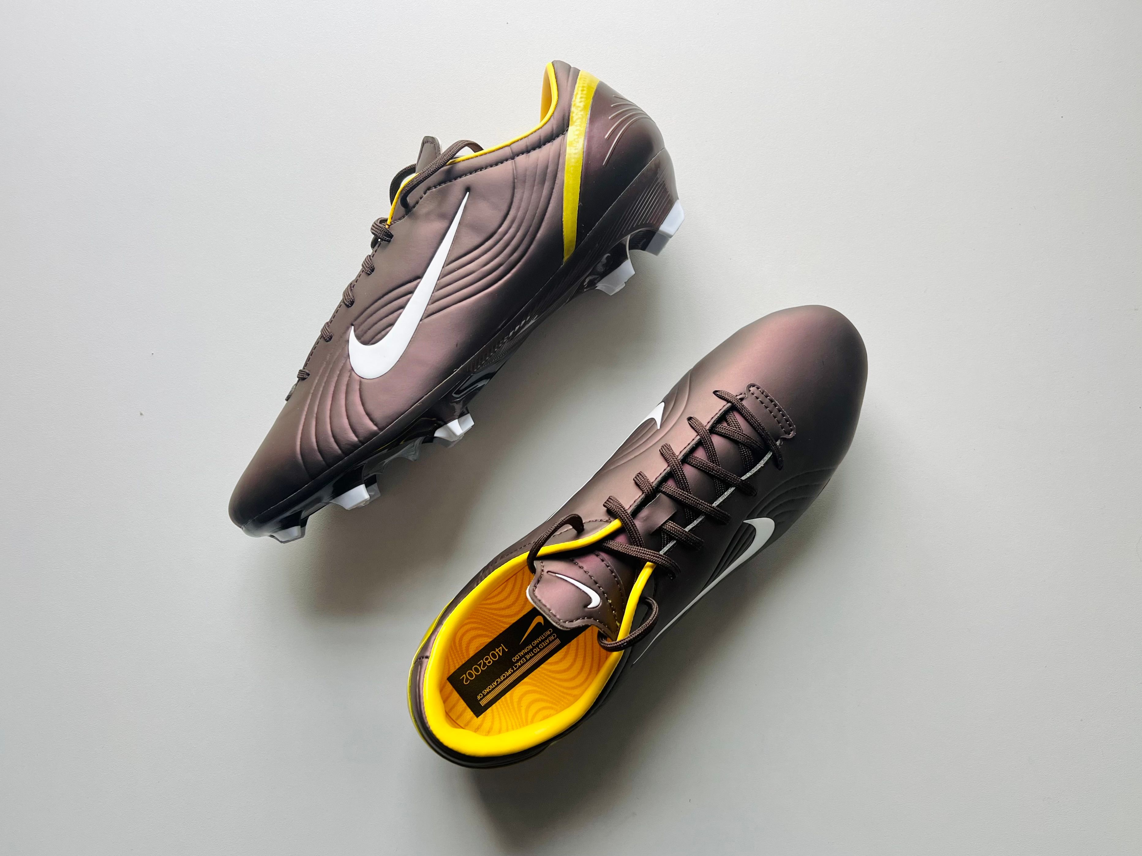 Nike Mercurial Vapor 1 RGN SE FG CR7 Origins - Dark Cinder / Maize