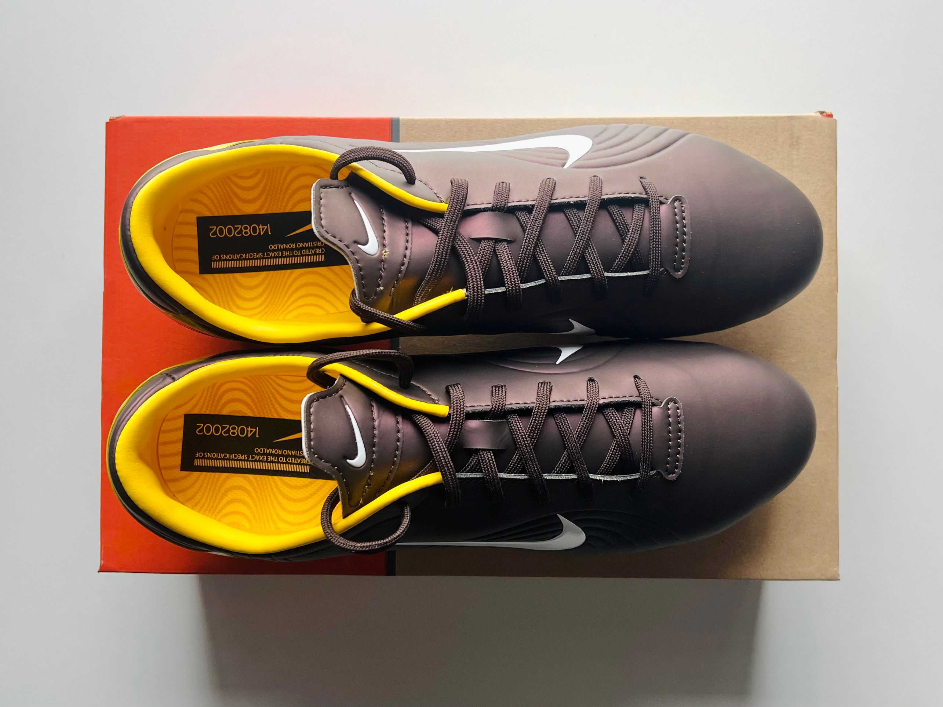 Nike Mercurial Vapor 1 RGN SE FG CR7 Origins - Dark Cinder / Maize