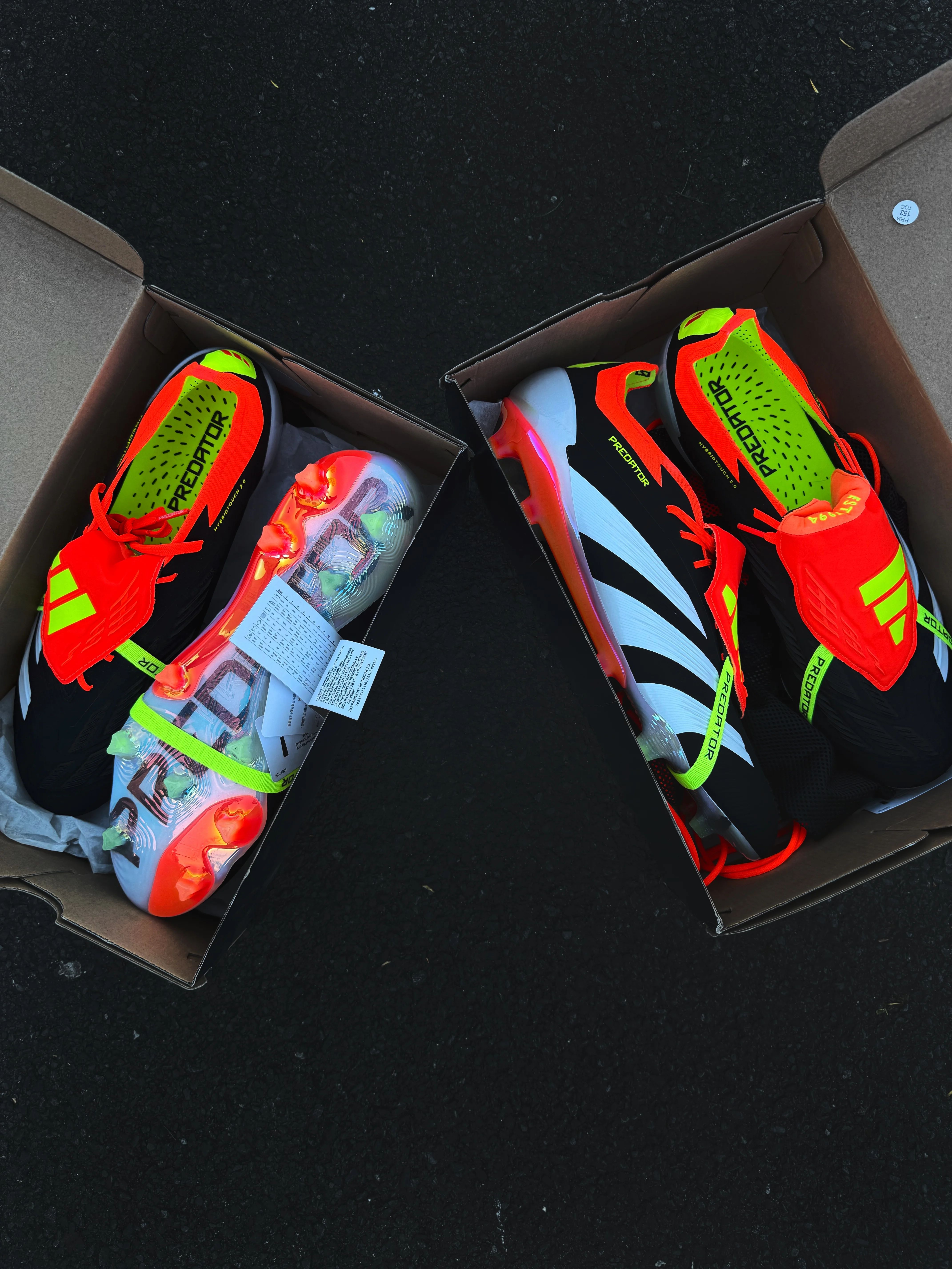Adidas Predator Elite 24 'Solar Energy' FG Black/Red Limited Release