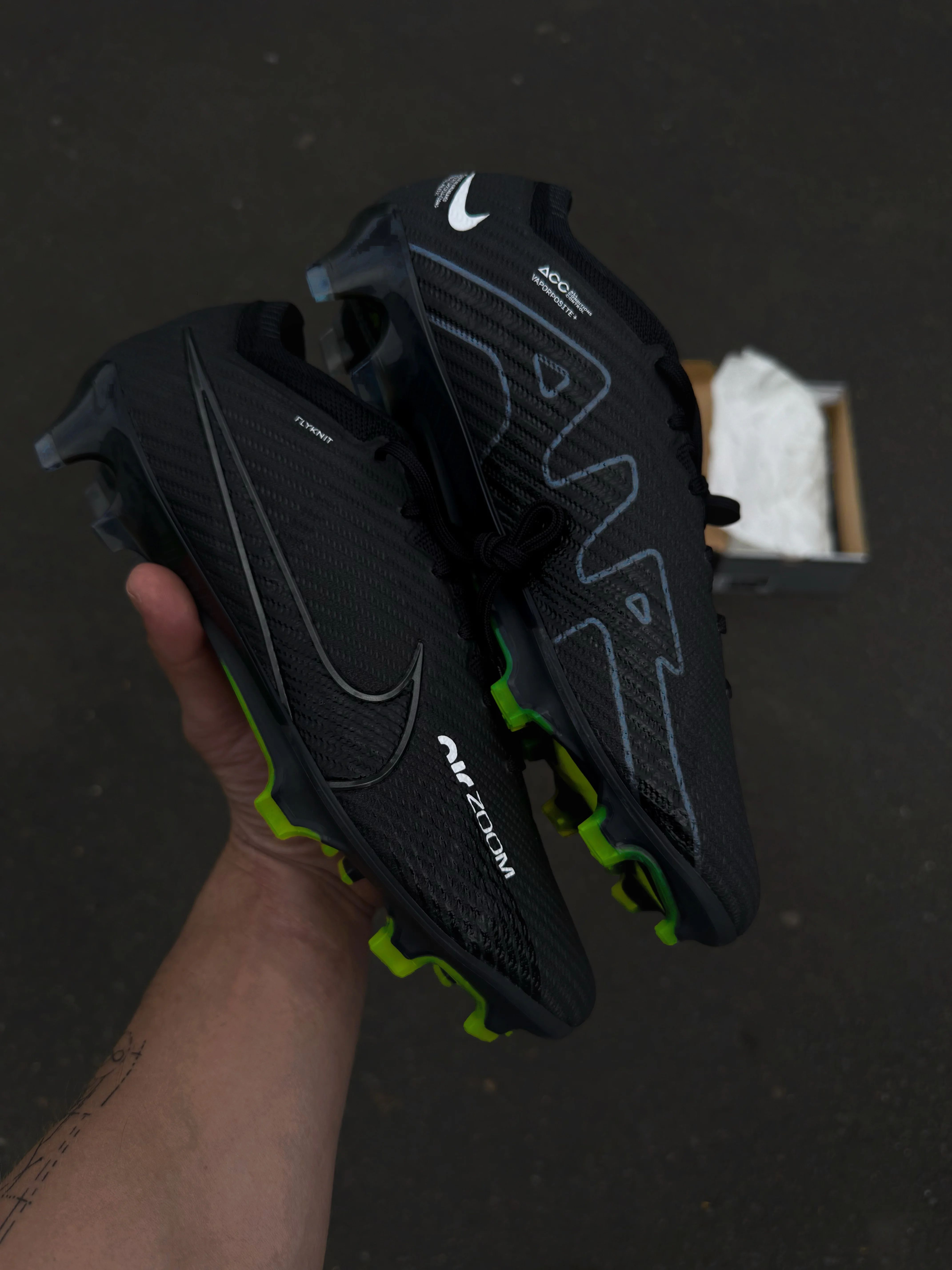 Nike Mercurial Vapor 15 FG 'Shadow Pack' Black/Volt