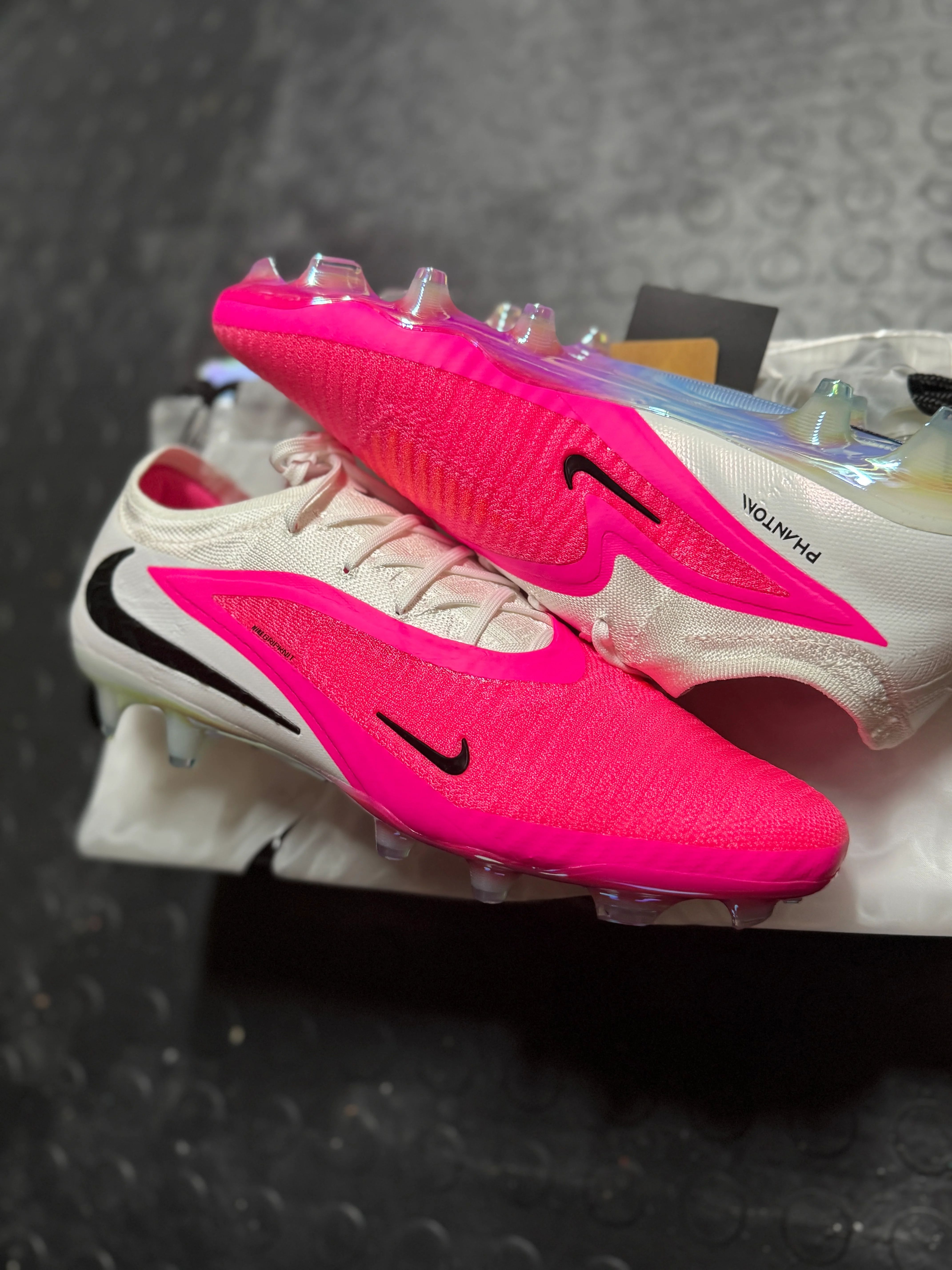 Nike Phantom 6 Elite FG - Pink / White