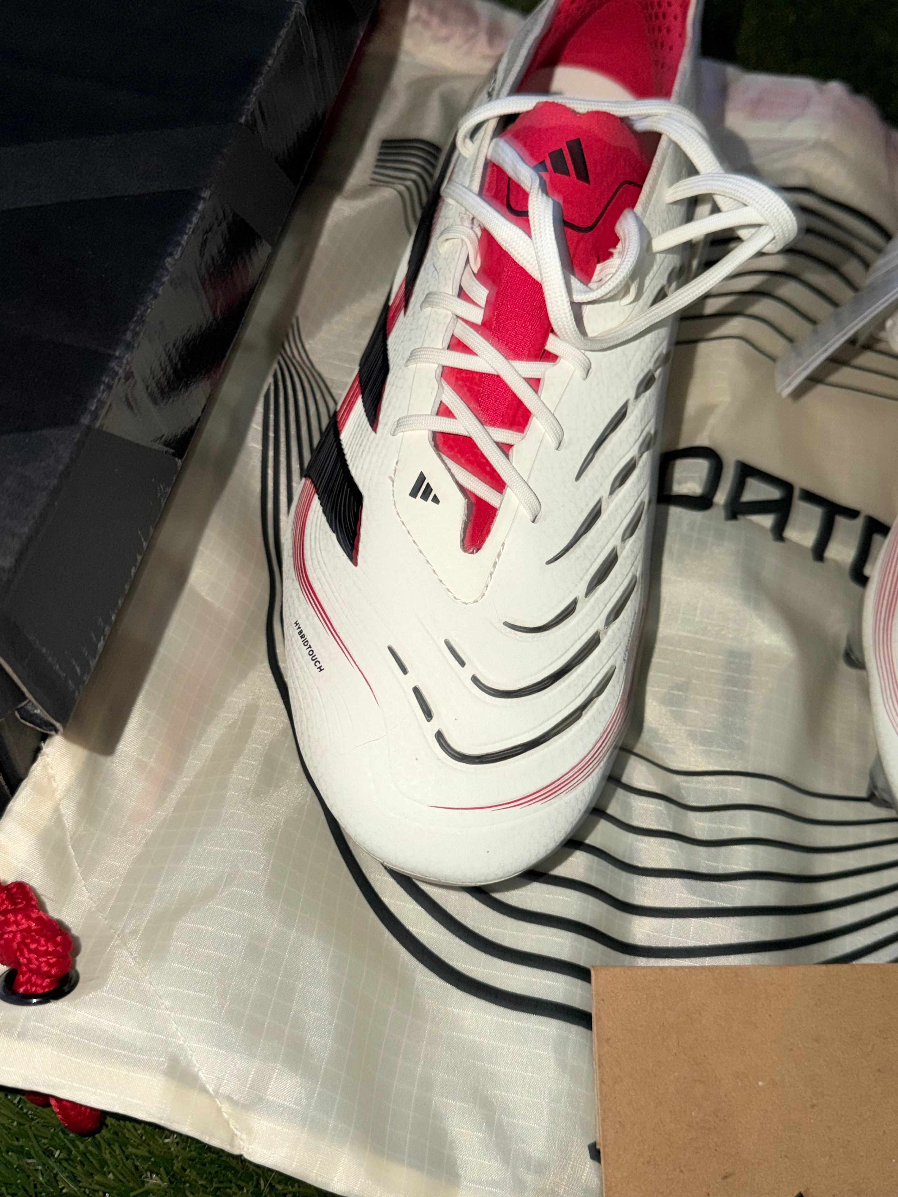 Adidas Predator Elite SG Laced Off White / Red