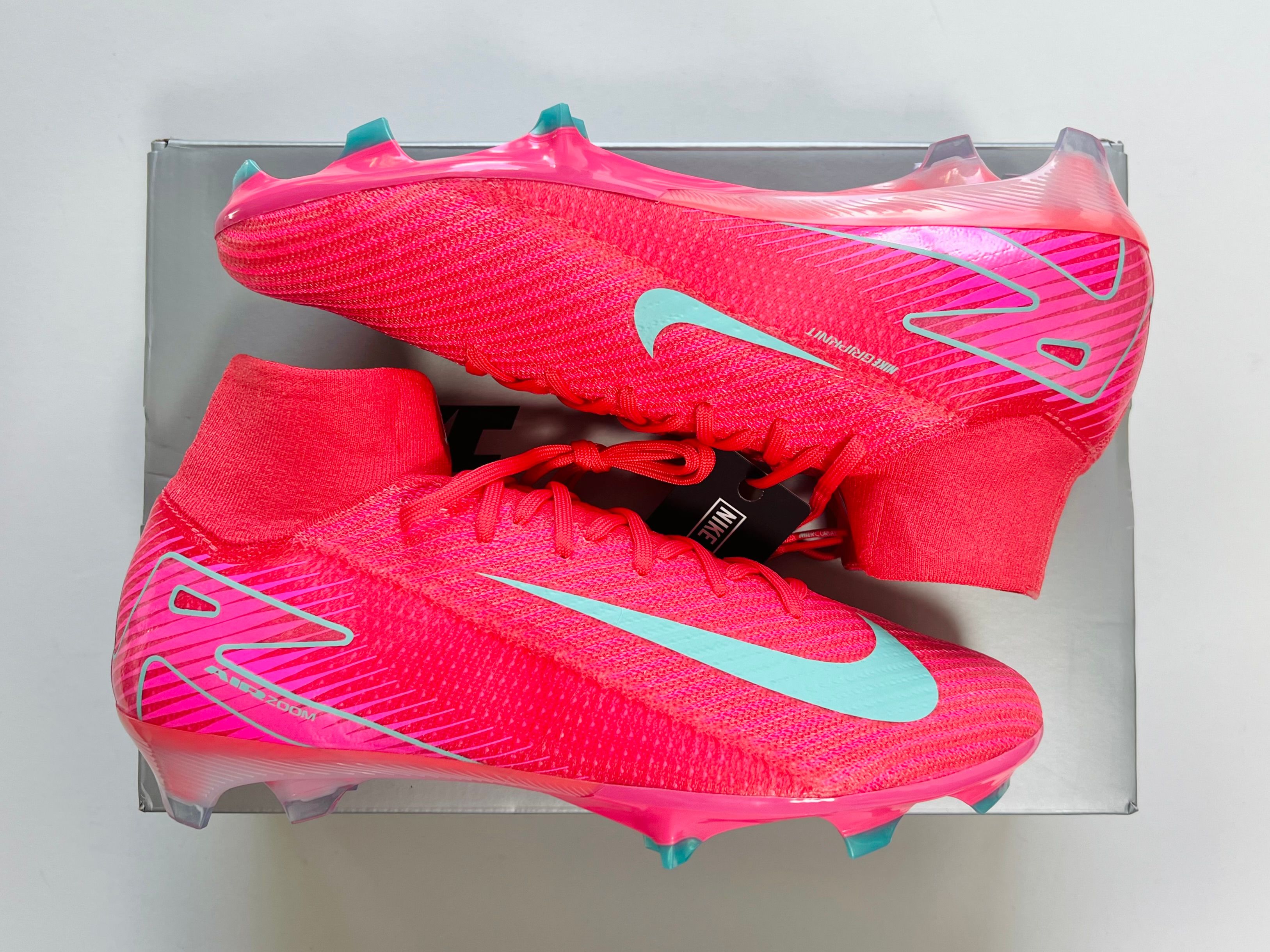 Nike Mercurial Superfly 10 Elite FG Mad Energy Pack - Ember Glow / Aurora Green