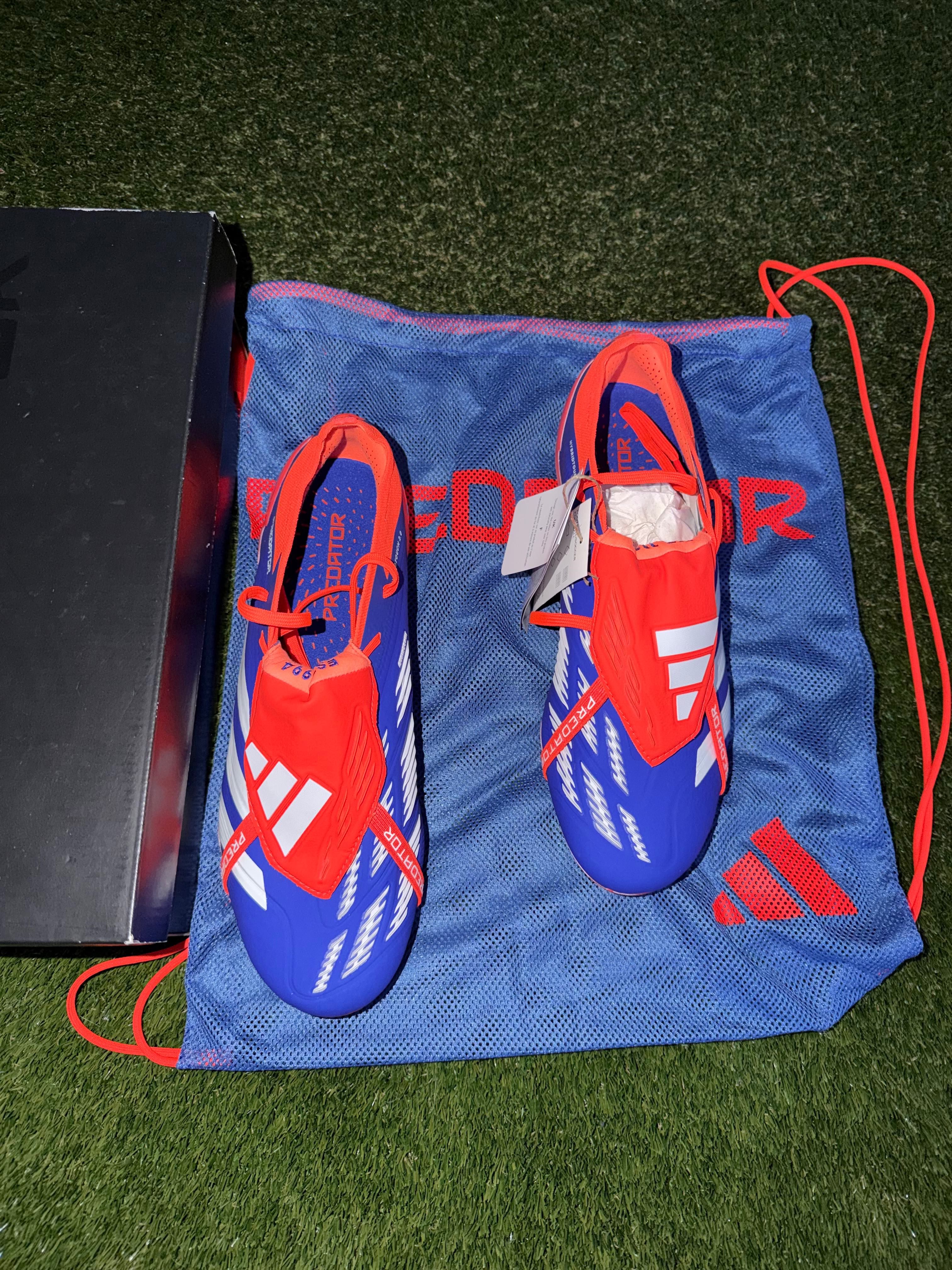 Adidas Predator Elite Tongue FG Blue / Red Japan Edition