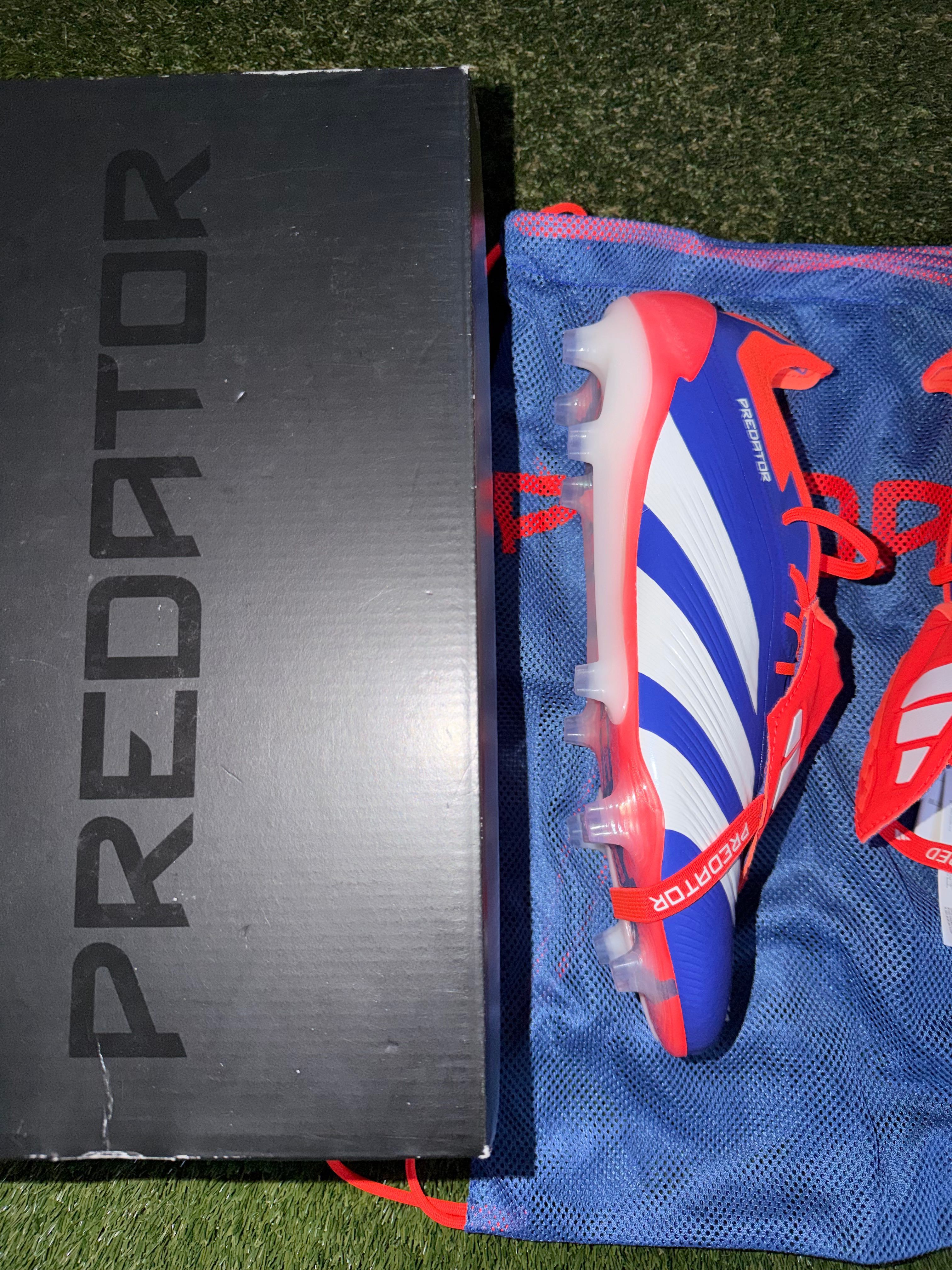 Adidas Predator Elite Tongue FG Blue / Red Japan Edition