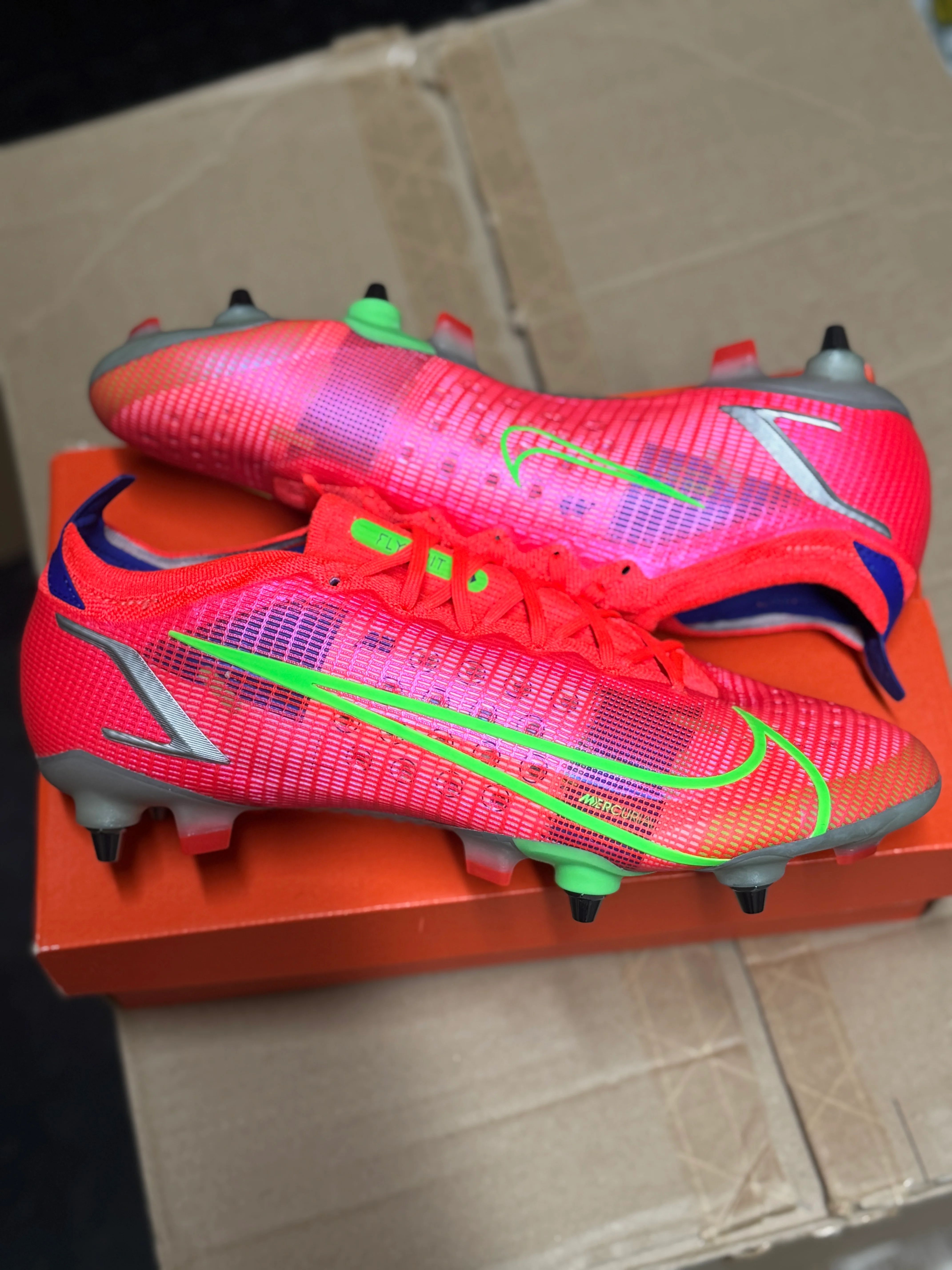 Nike Mercurial Vapor 14 Elite SG-Pro - Pink / Green