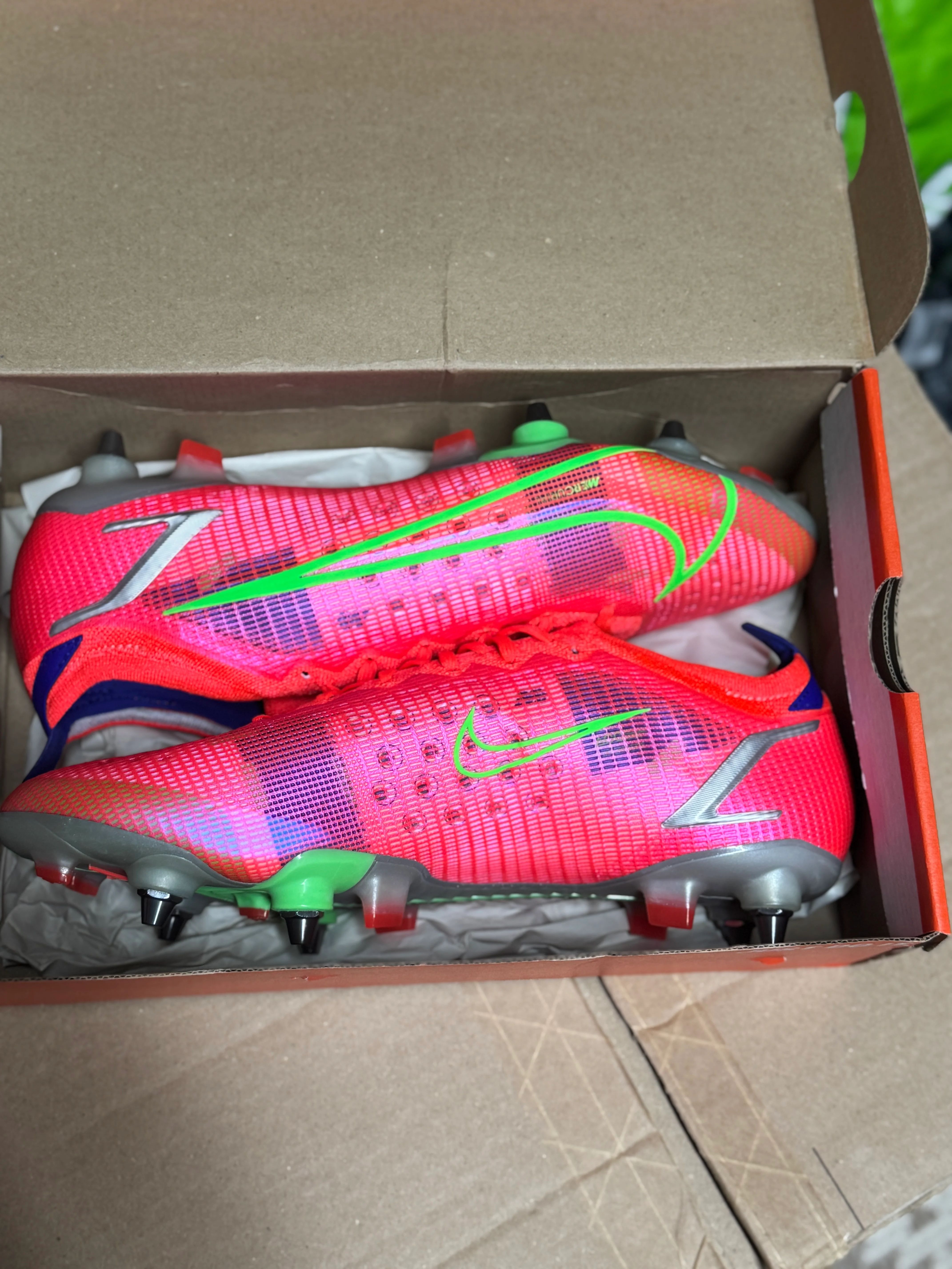 Nike Mercurial Vapor 14 Elite SG-Pro - Pink / Green