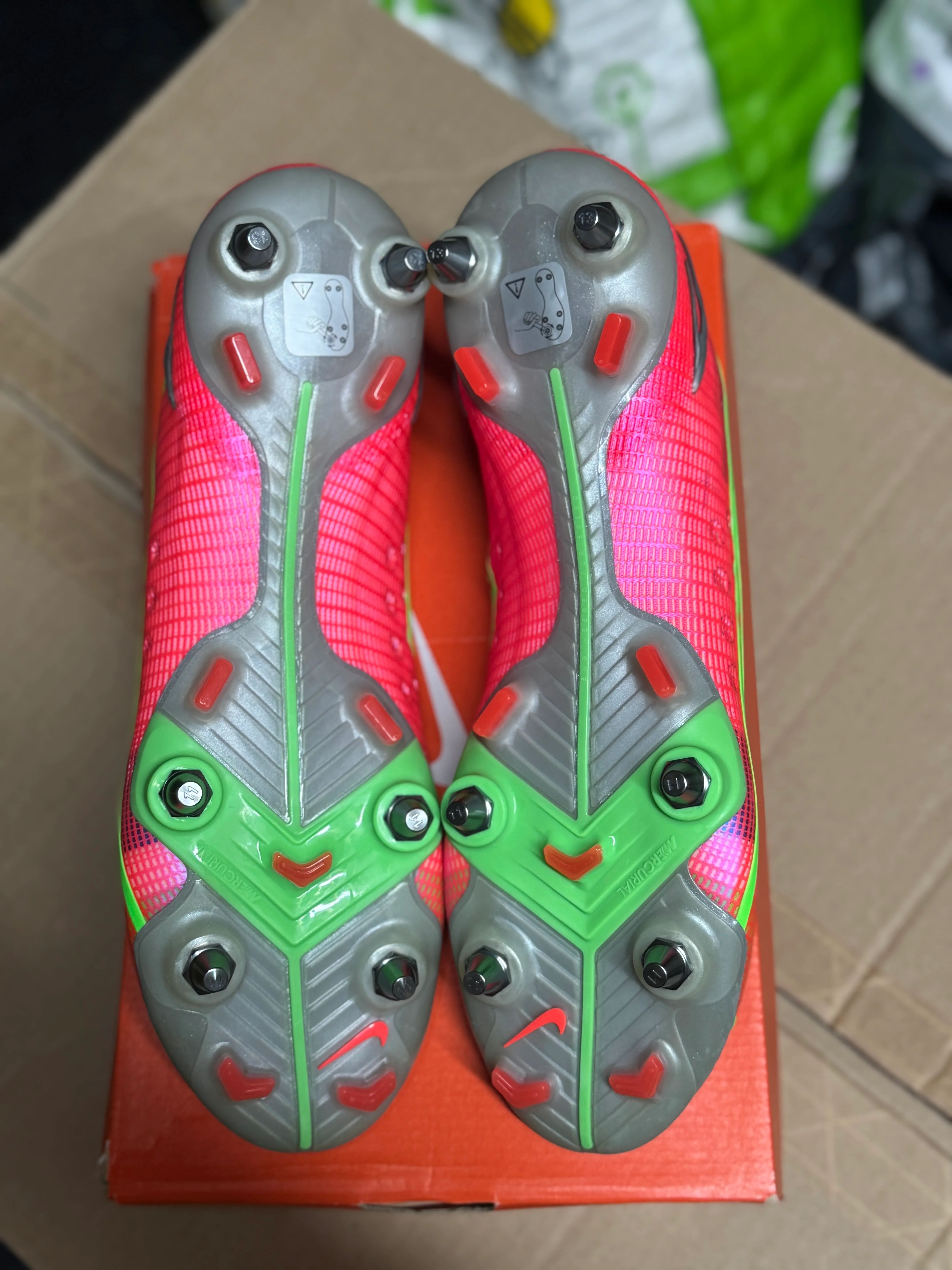 Nike Mercurial Vapor 14 Elite SG-Pro - Pink / Green