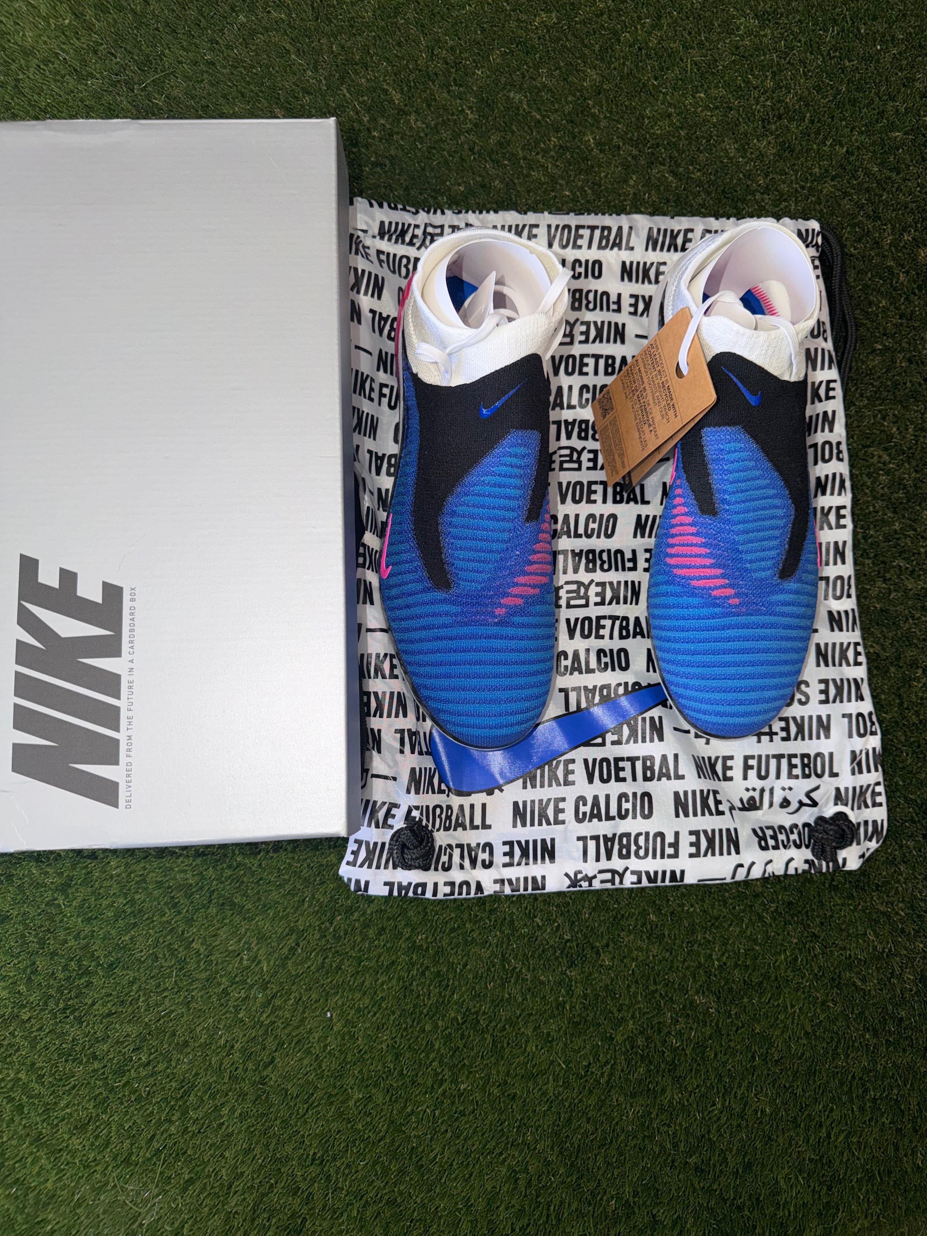Nike Phantom 6 High Elite Firm Ground Racer Blue Attack Pack