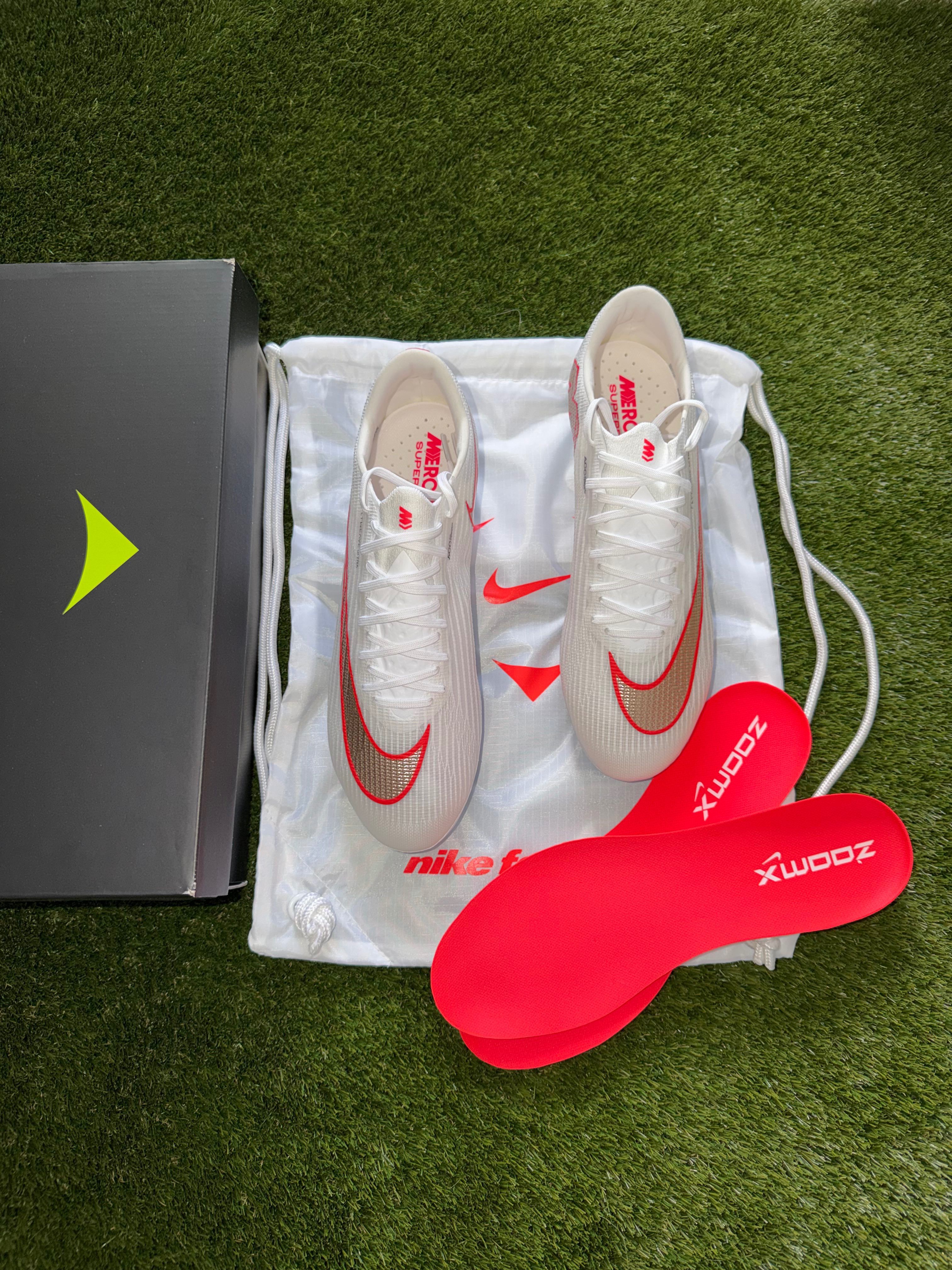 Nike Mercurial Superfly 11 Elite SG White Red Gold
