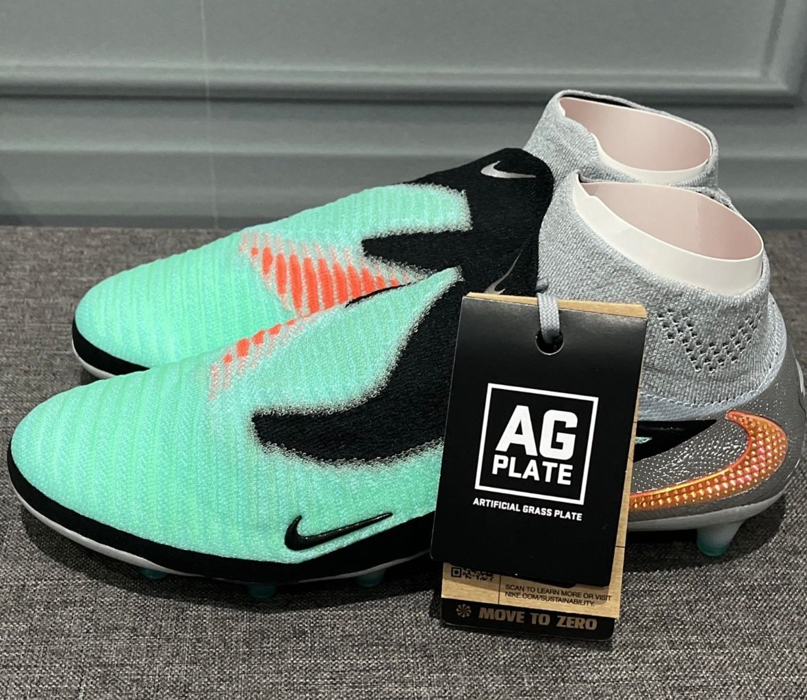 Nike Phantom 6 High Elite LE AG-Pro - Chrome/Black 