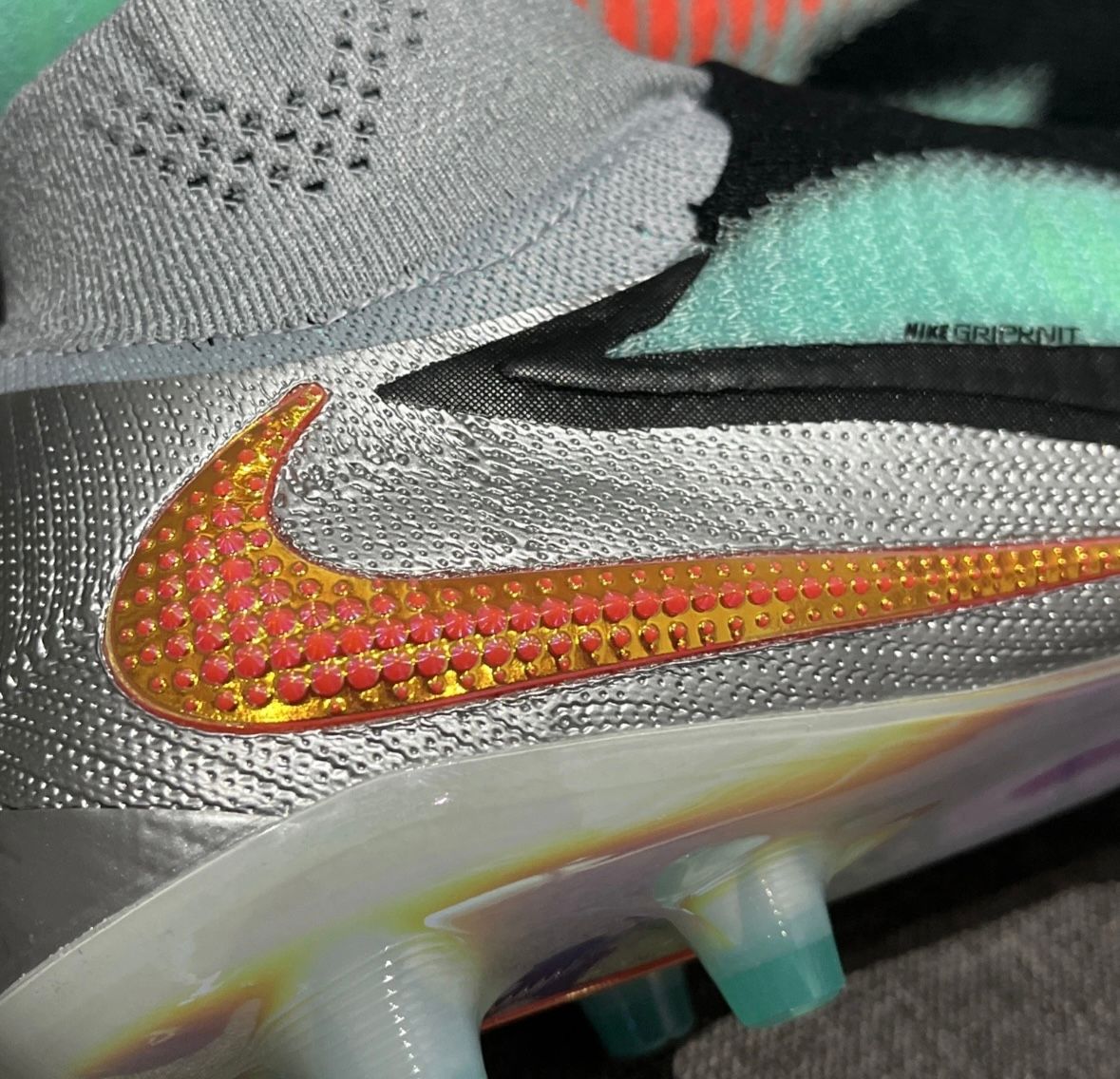 Nike Phantom 6 High Elite LE AG-Pro - Chrome/Black 