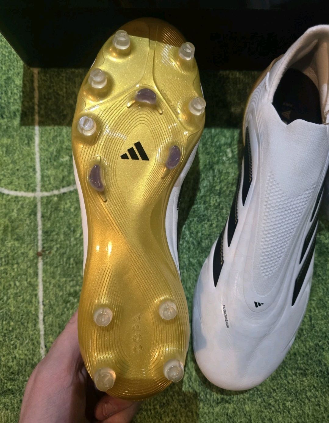 Adidas Copa Pure 3 Elite LL Football Boots White/Gold