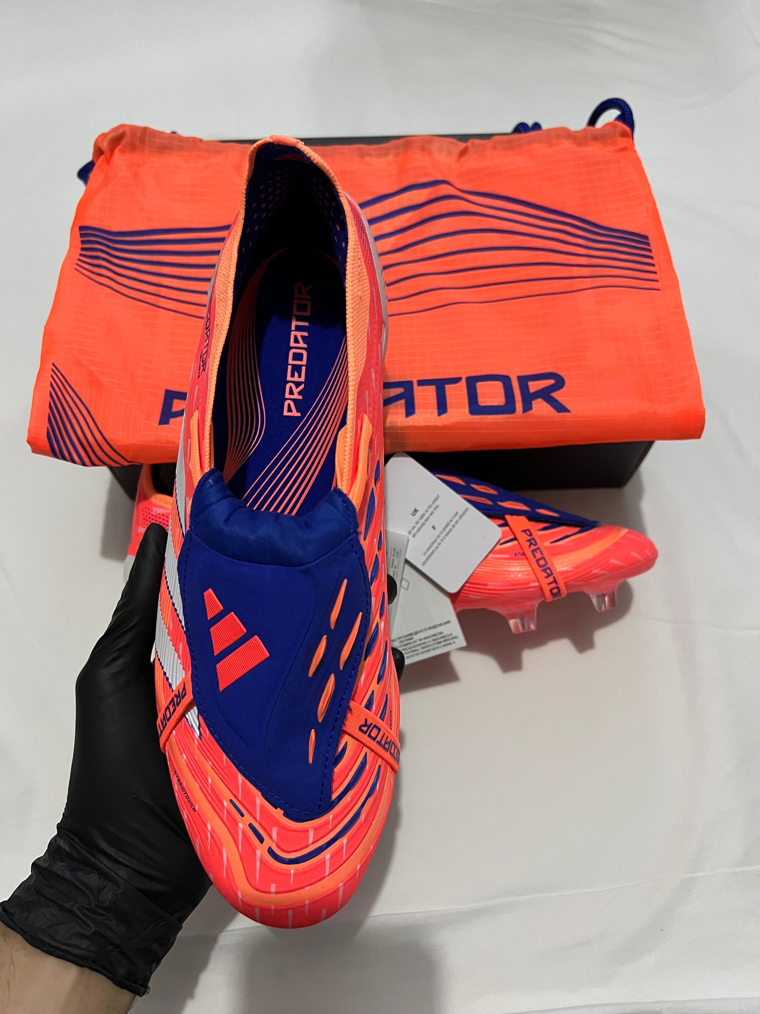 Adidas Predator Elite FG – Orange/Blue Red/Blue 