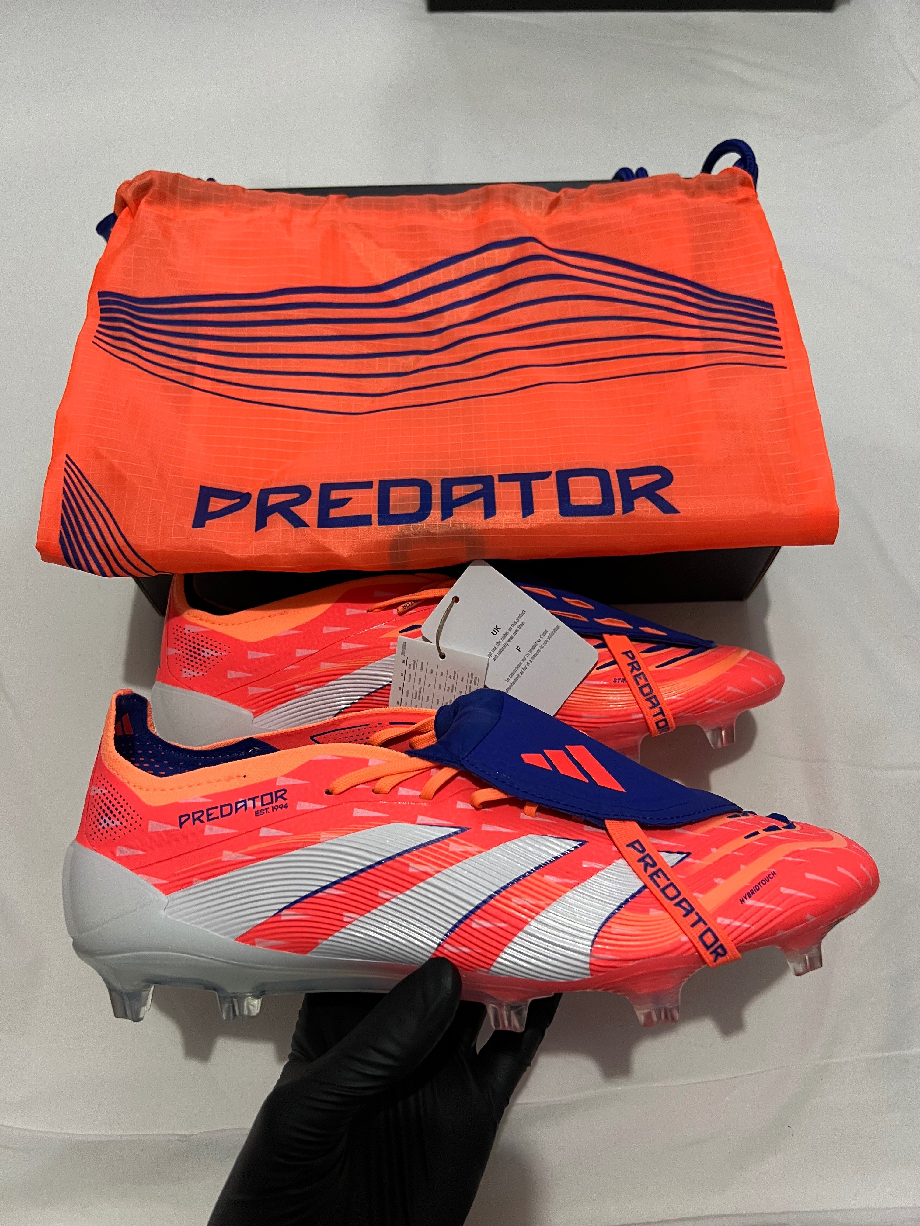Adidas Predator Elite FG – Orange/Blue Red/Blue 