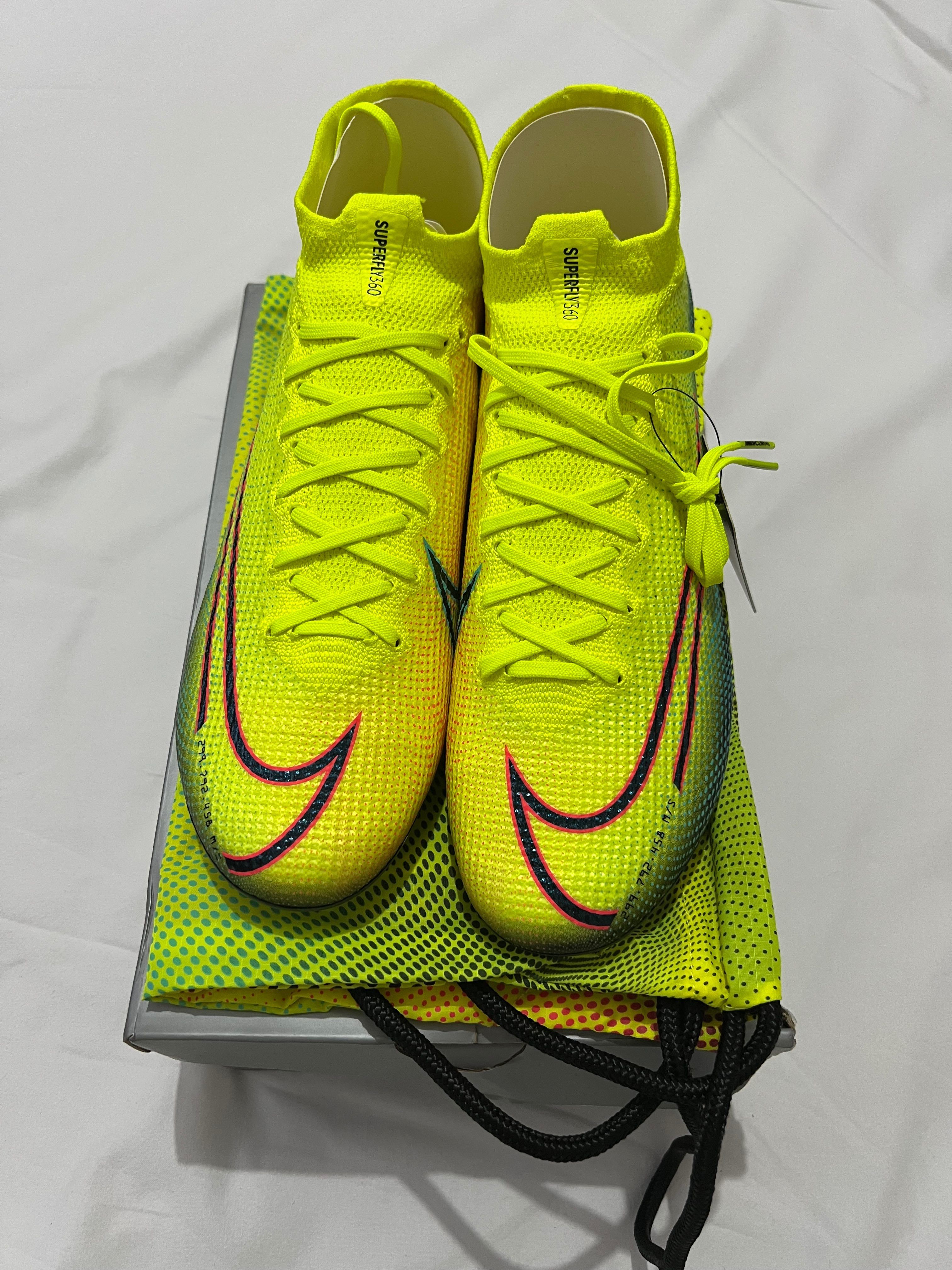 Nike Mercurial Superfly 7 Elite FG – Yellow – UK 9 – Brand New Box & Bag