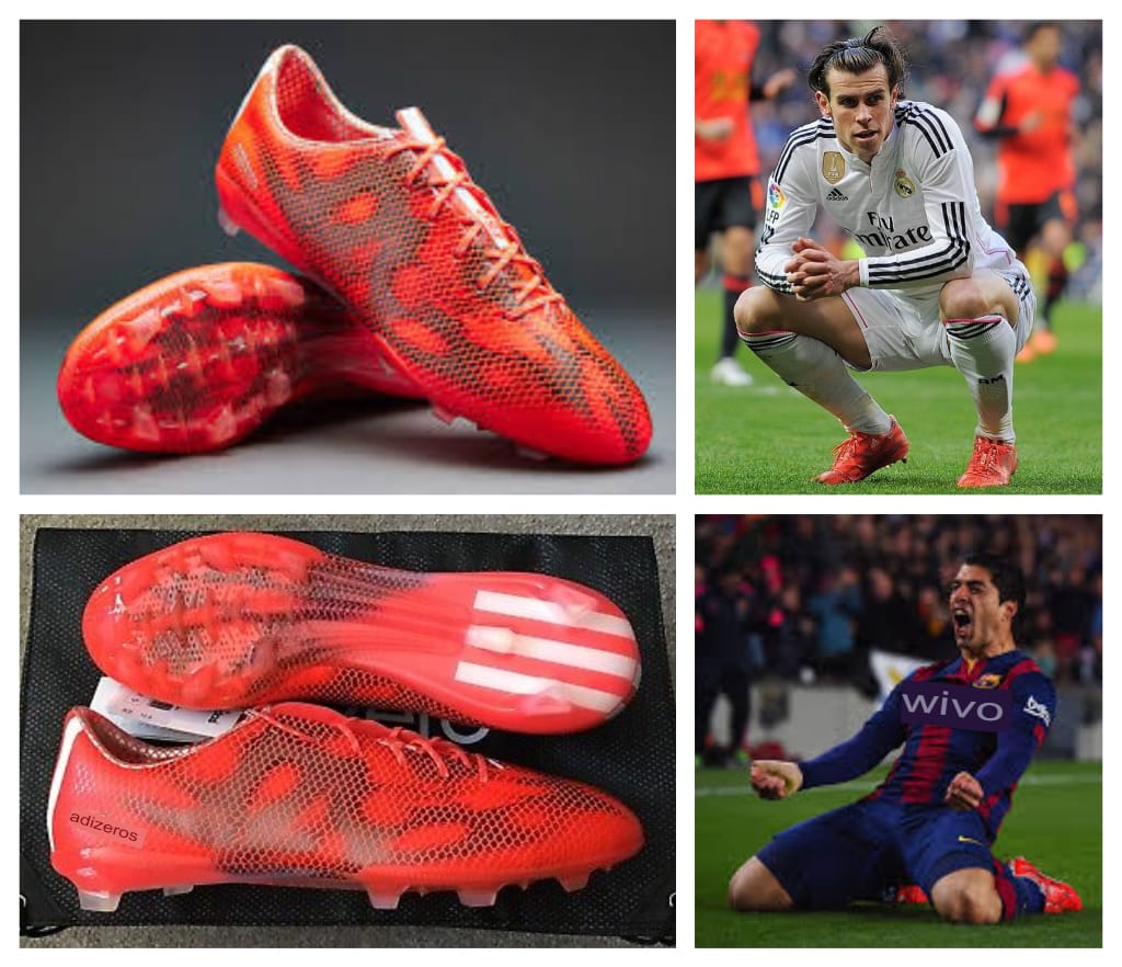 2015 Adidas F50 Adizero FG Football Boots Solar Red UCL Edition