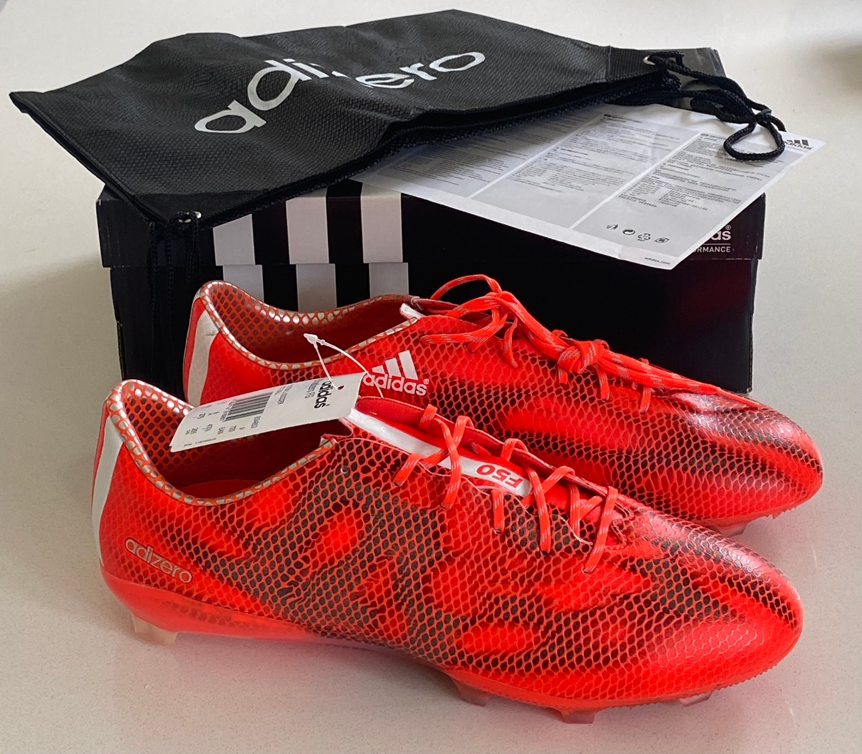 2015 Adidas F50 Adizero FG Football Boots Solar Red UCL Edition