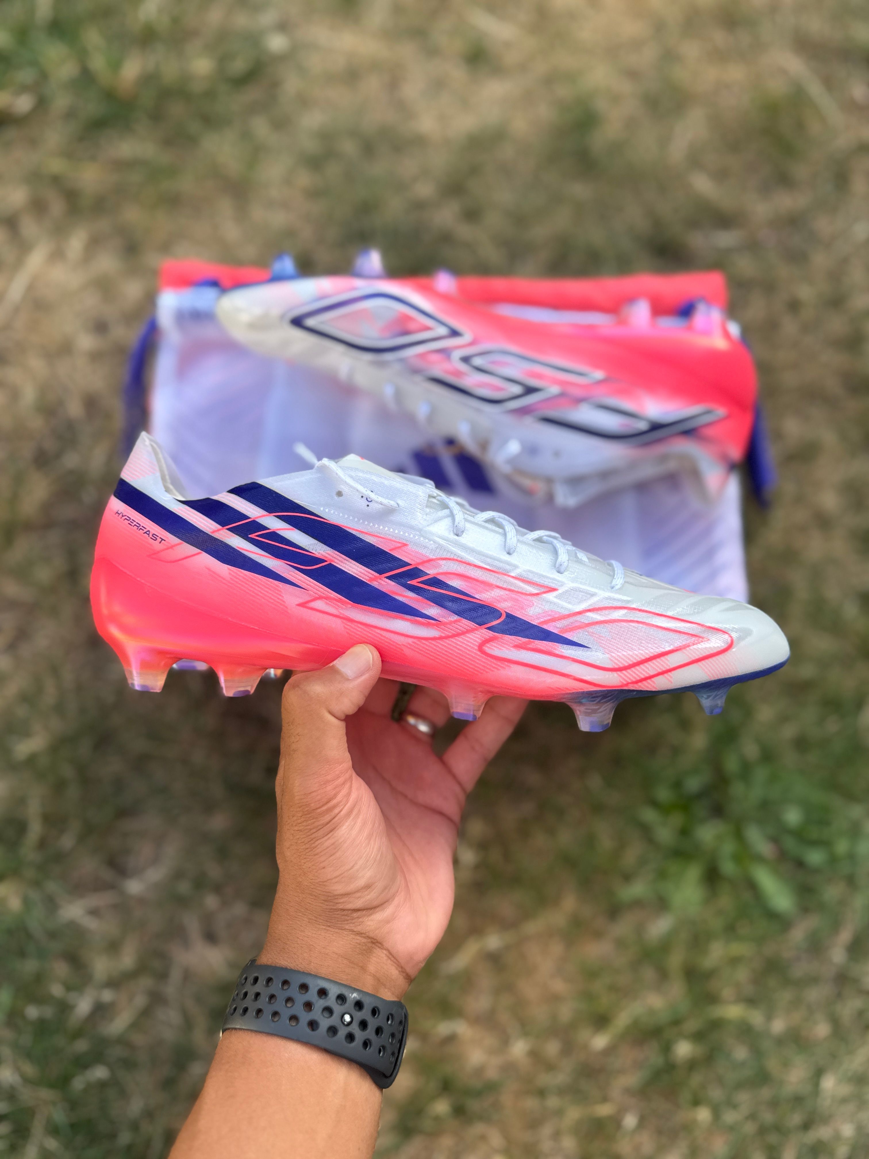 Adidas F50 Hyperfast Evo Elite FG - White / Pink
